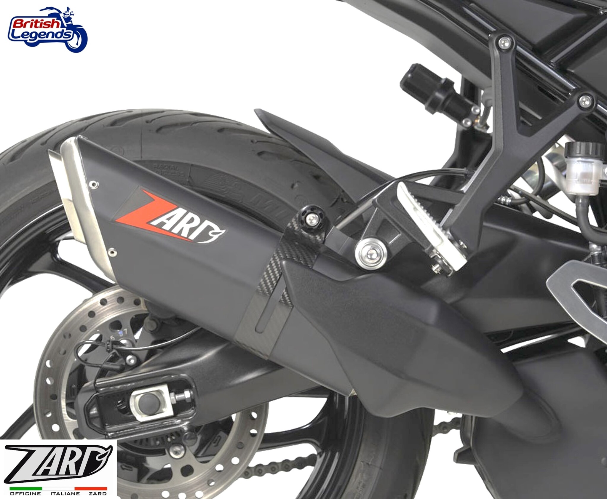 Zard Slip-On Silencer for Triumph Tiger Sport 800