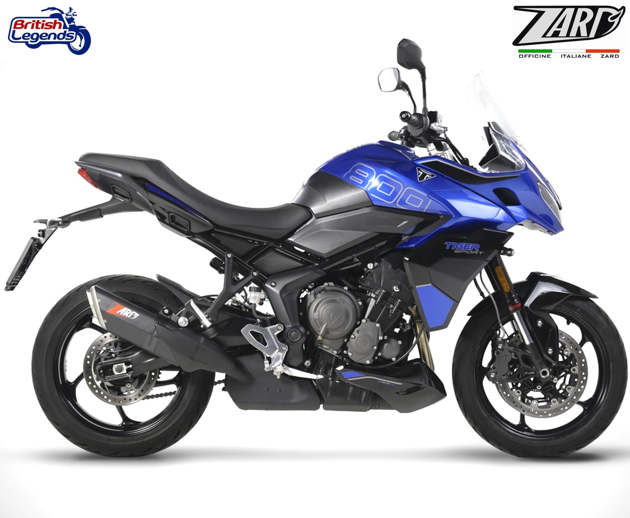 Silenciador Zard para Triumph Tiger Sport 800