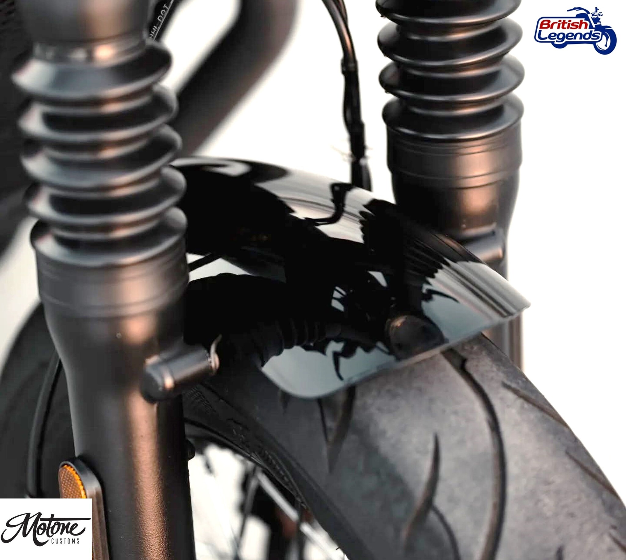 Steel Short Front Fender for Triumph Bobber