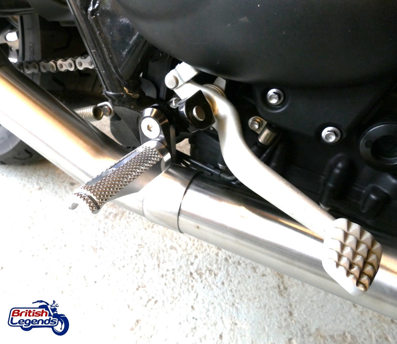 Adjustable Footrests for Triumph Motorcycles