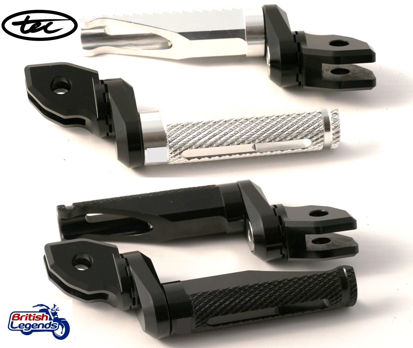 Adjustable Footrests for Triumph Motorcycles