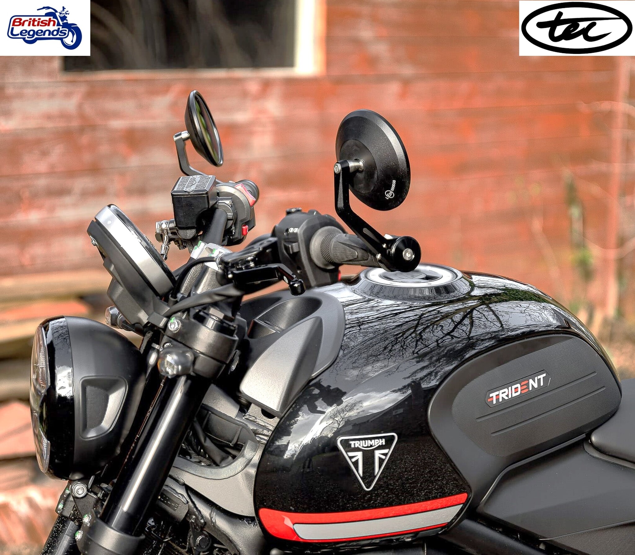 Extremos de manillar para motos Triumph