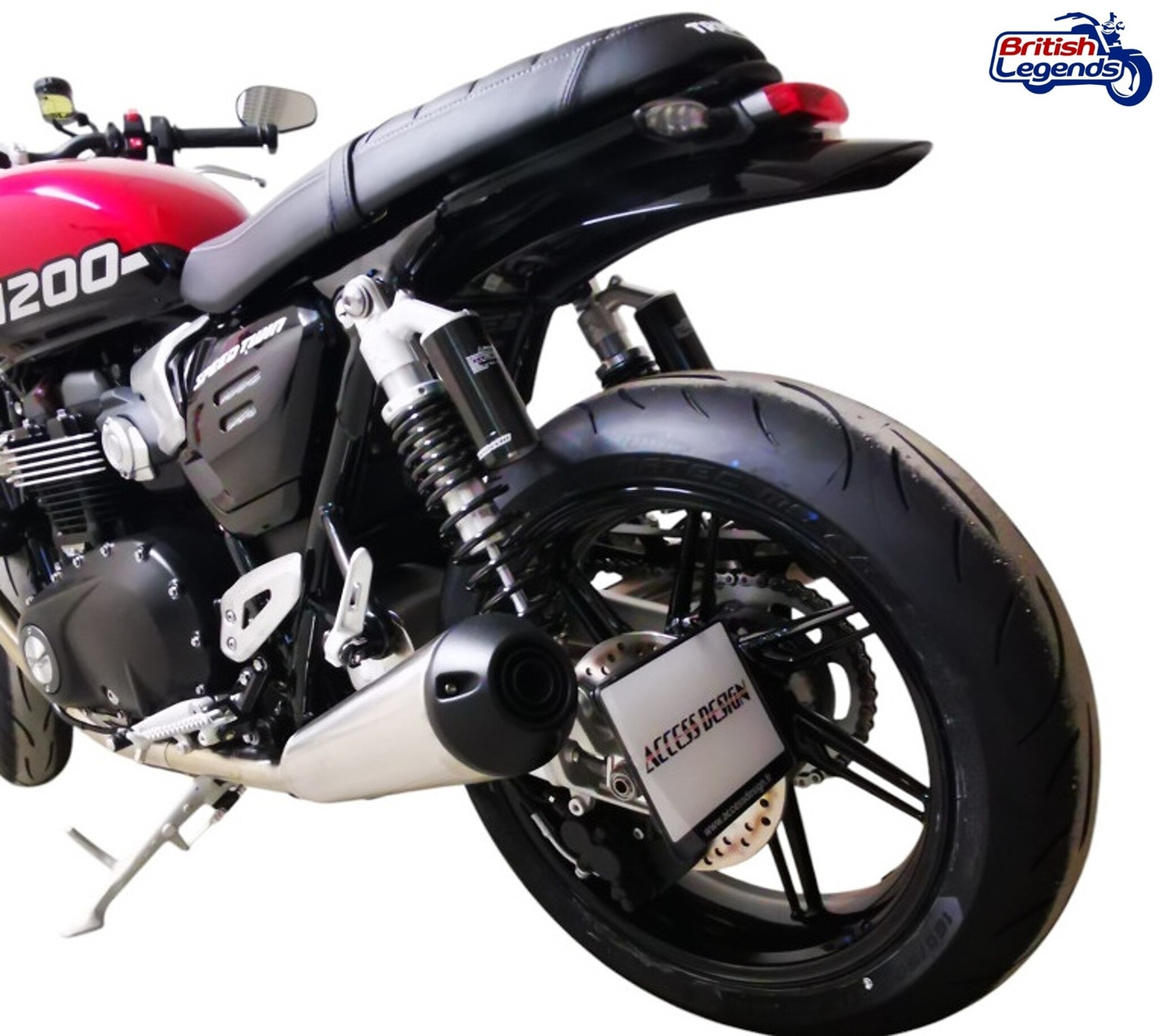 Soporte de placa lateral para Triumph Twins