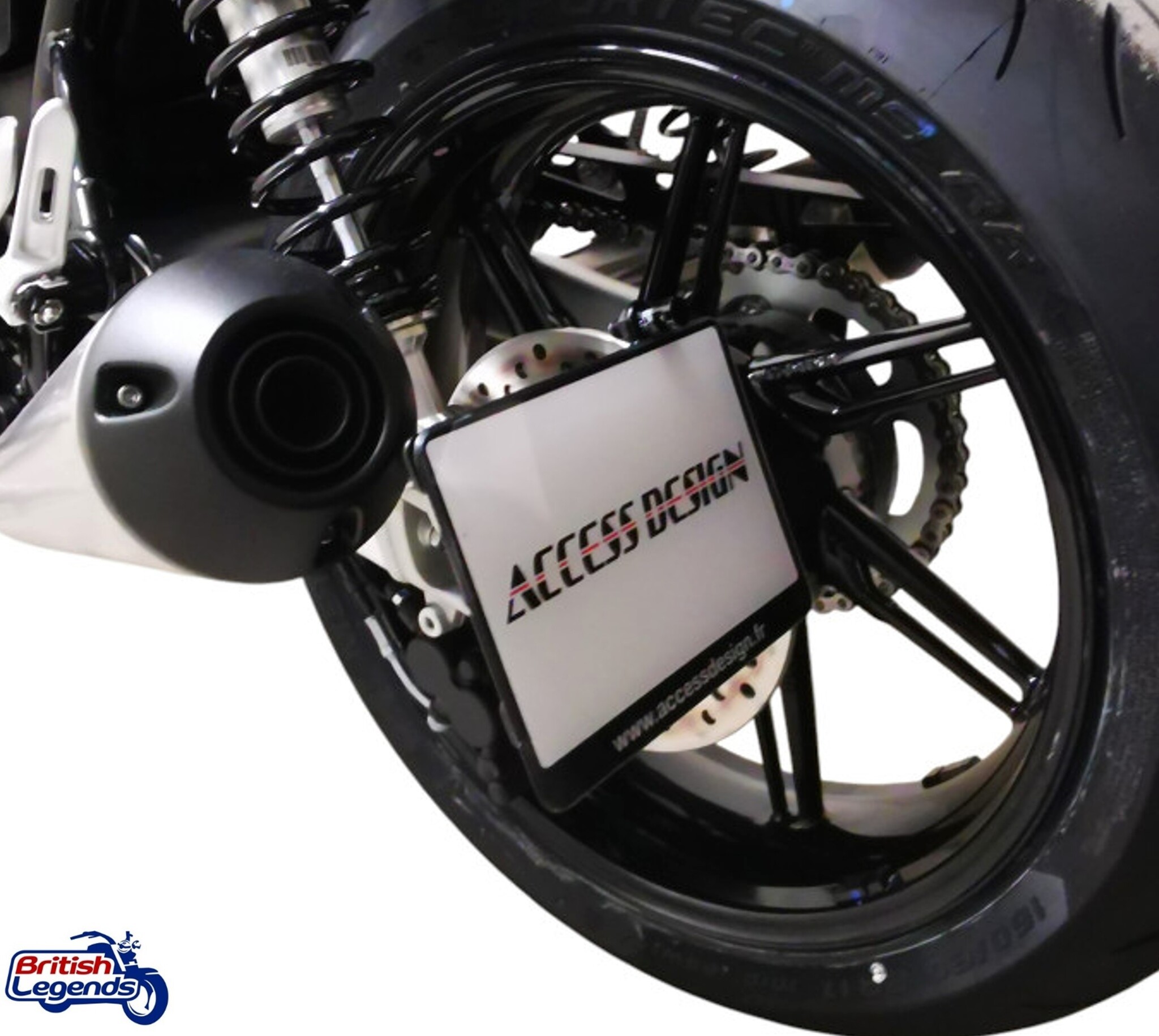 Soporte de placa lateral para Triumph Twins
