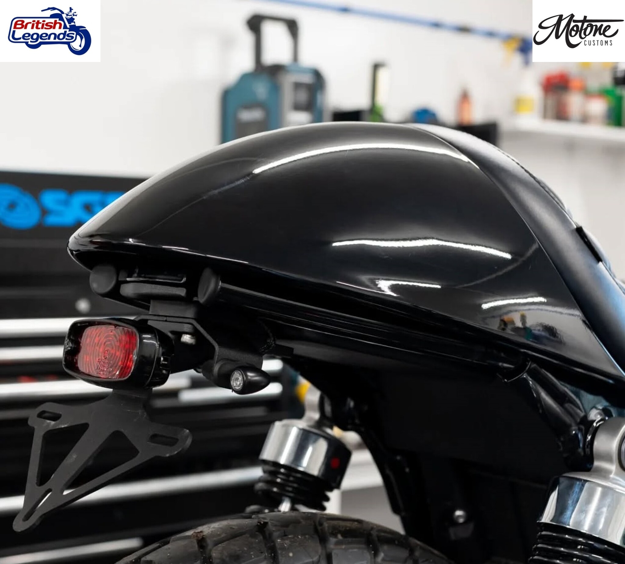 Asiento Solo Motone Fastback para Triumph Twins