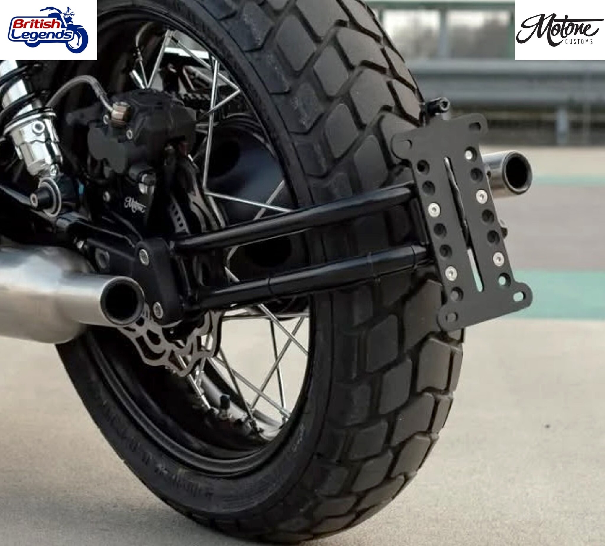 Number Plate Hanger Kit for Triumph Motorcycles