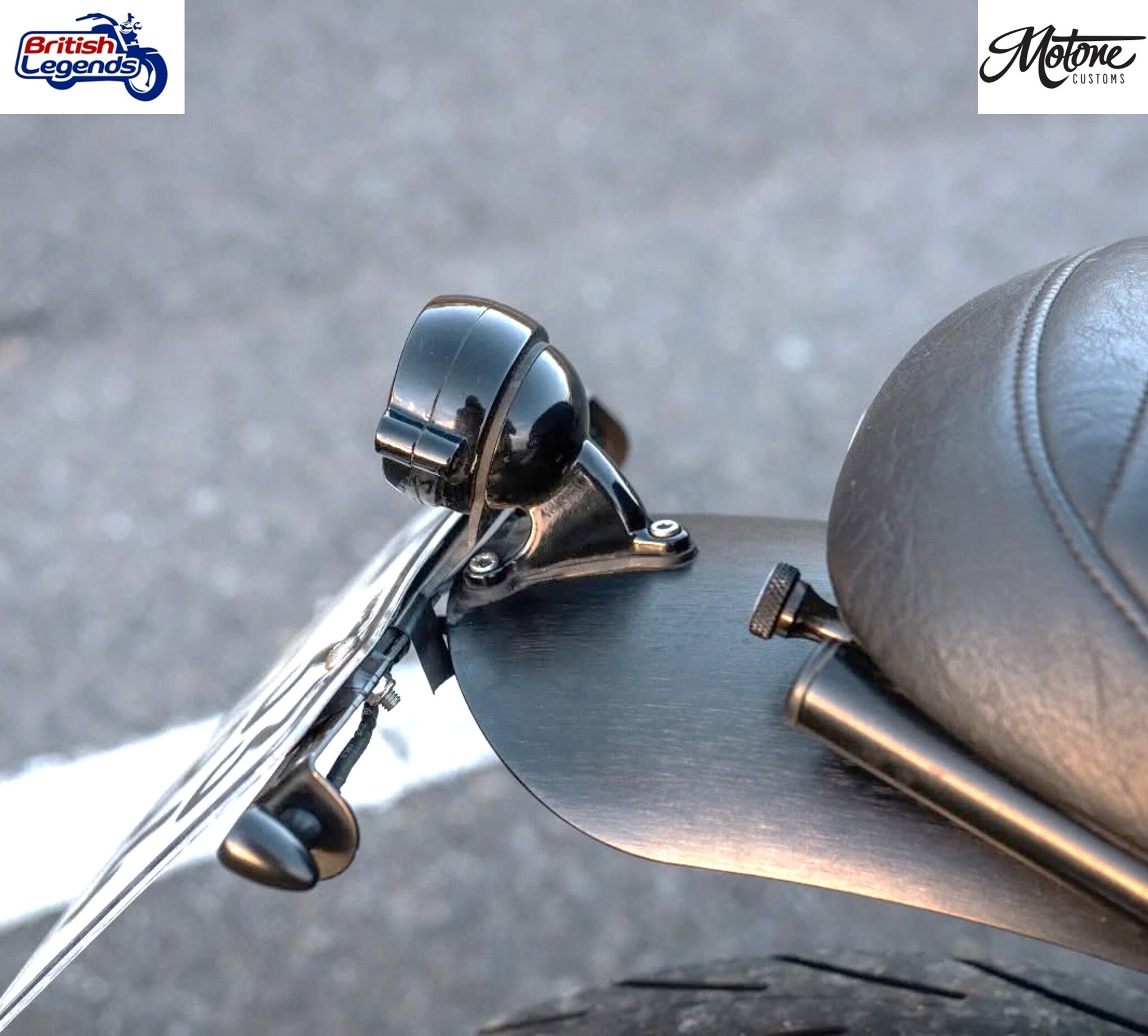 Short Rear Fender in Aluminum for Triumph Twins