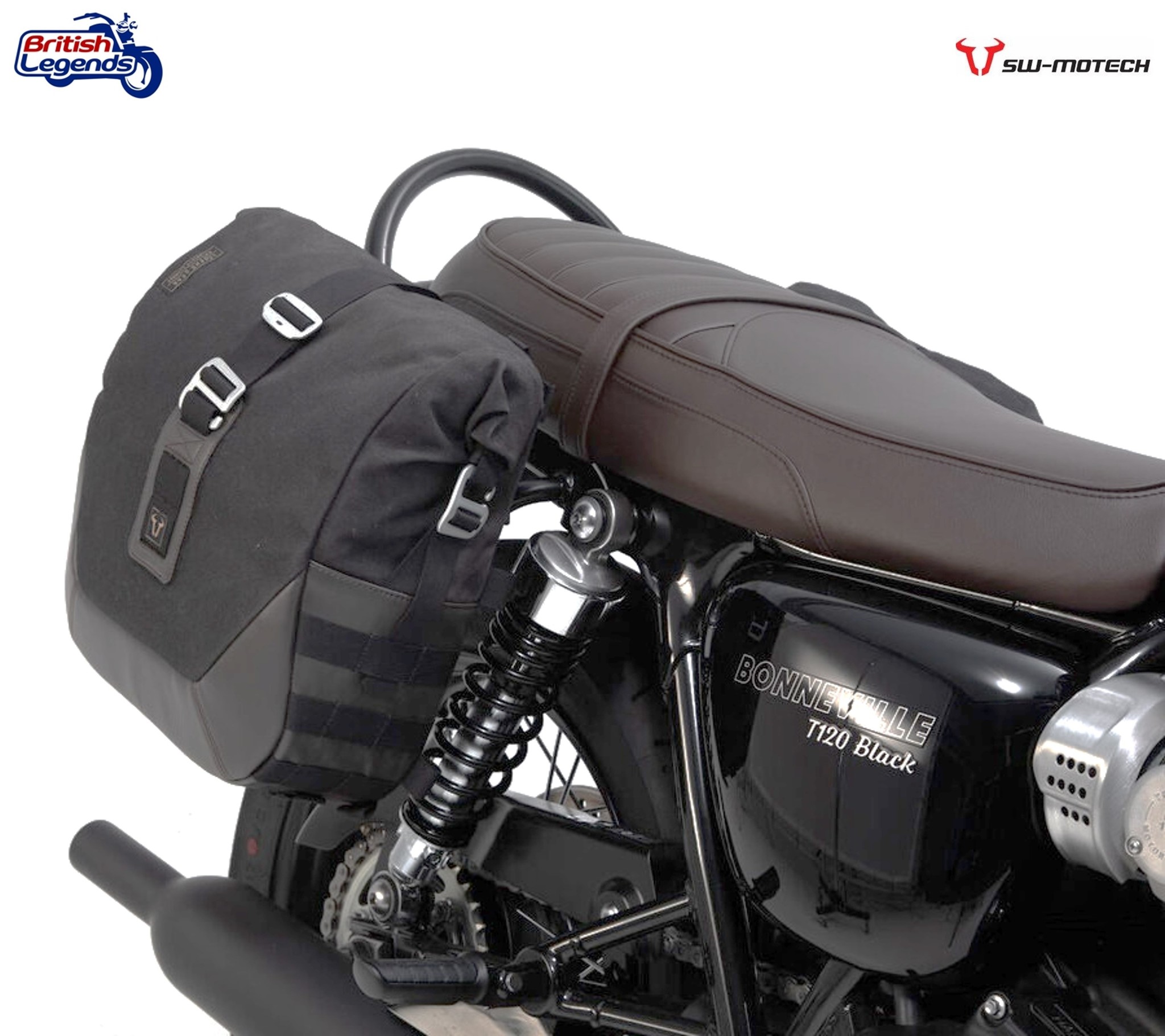 Canvas Saddle Bag for Triumph Bonneville