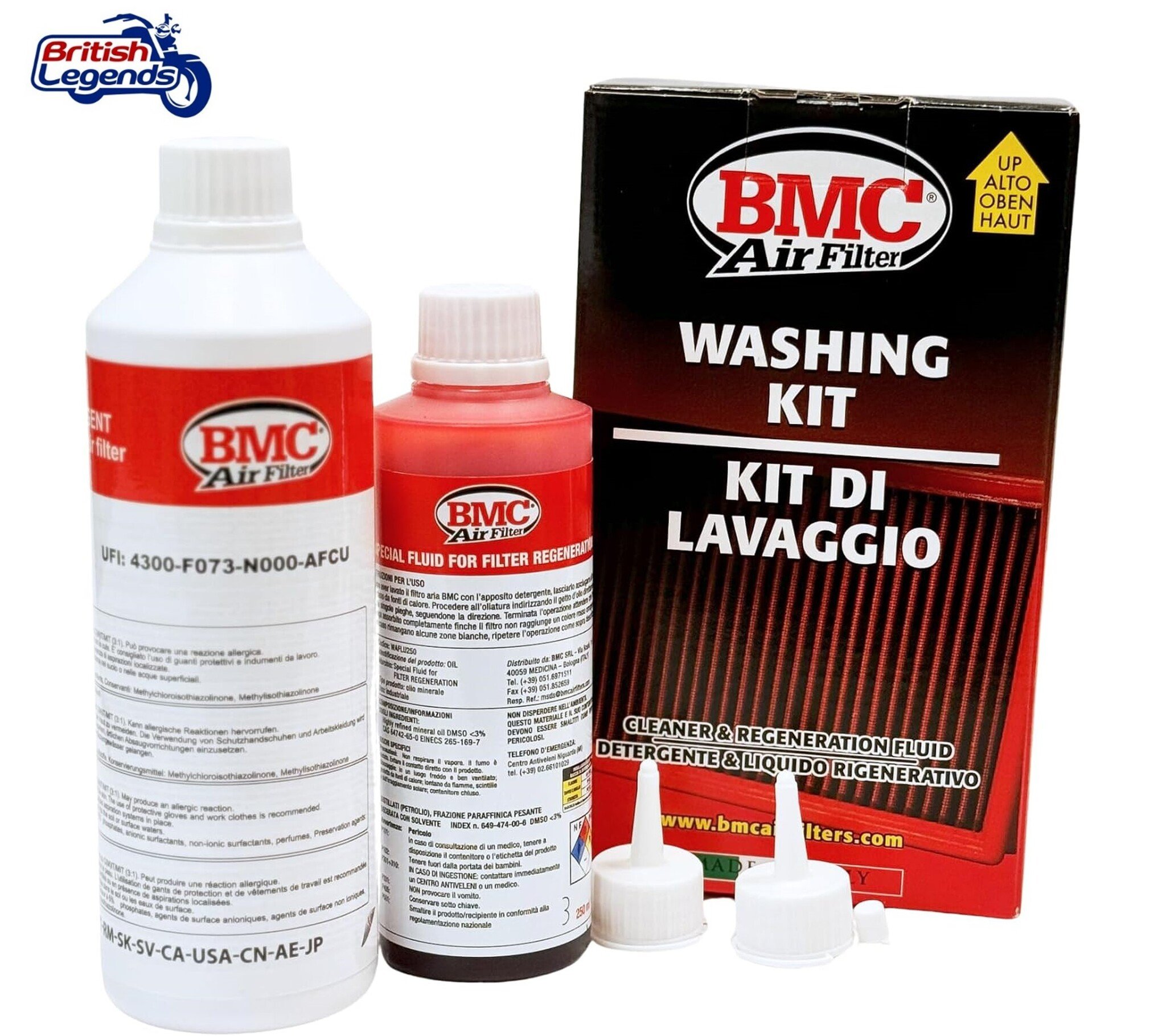 Kit de Nettoyage pour Filtres à Air BMC