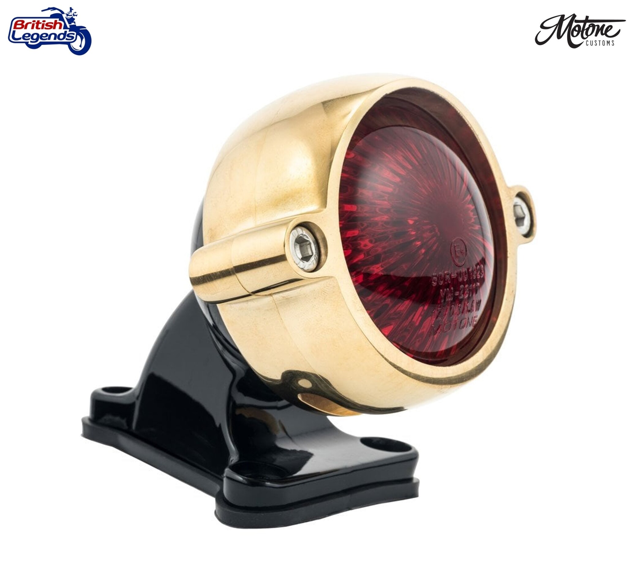 Solid Alloy Taillight on Bracket by Motone