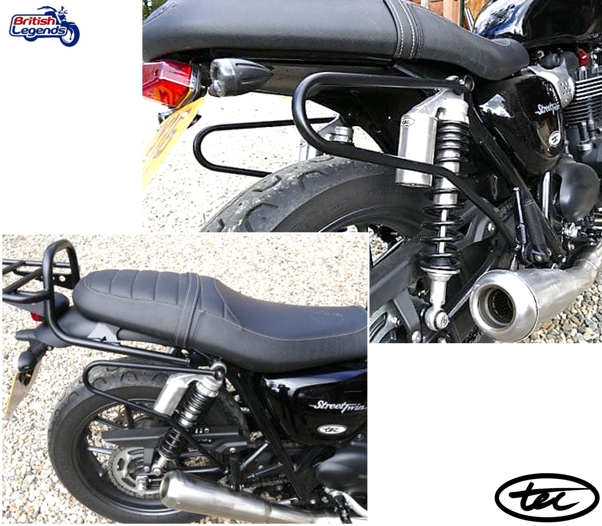 Ecarteurs de Sacoches pour Triumph Twins 2016+