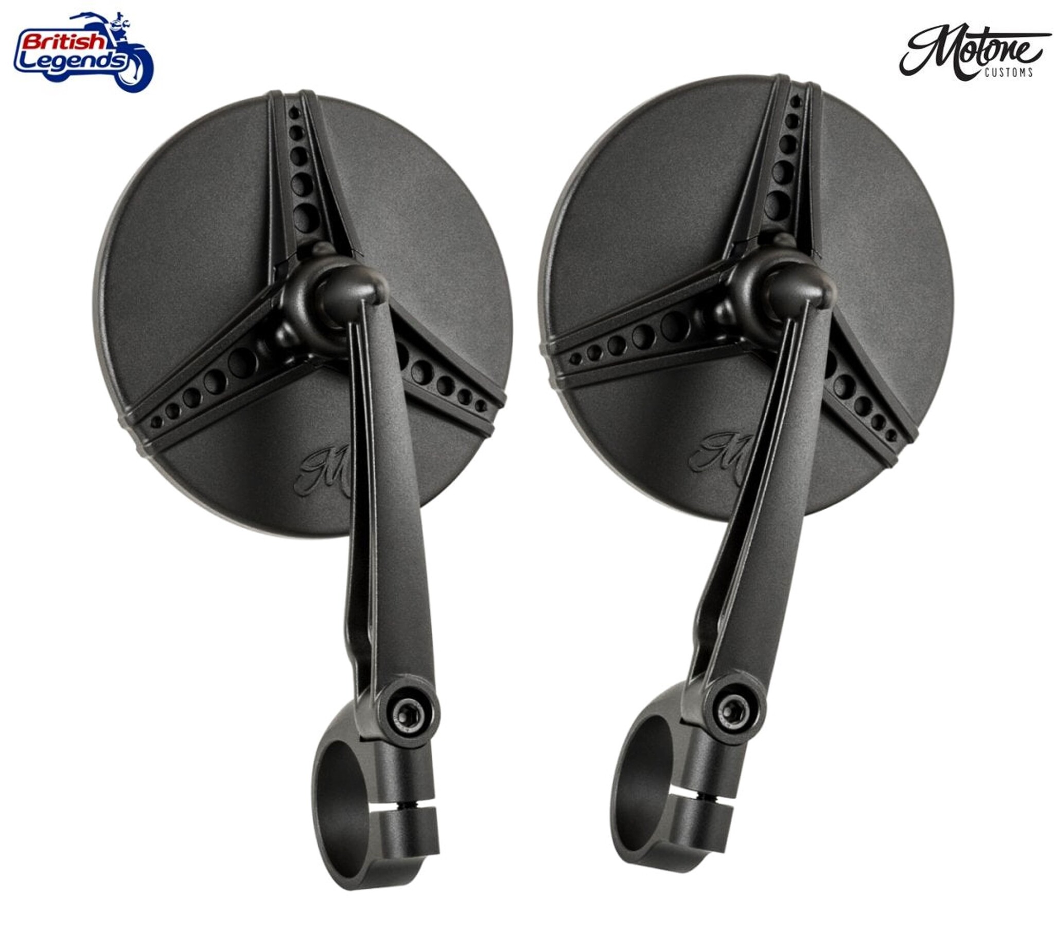 Rétroviseurs Bout-de-Guidon Motone Aeronaut