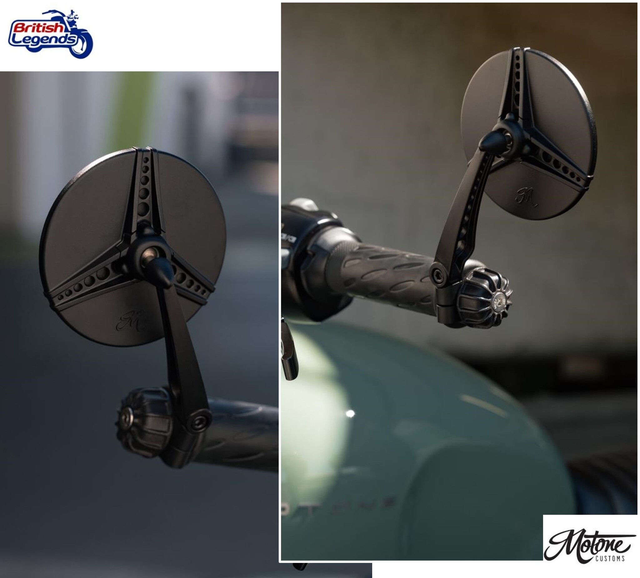 Bar-End Mirrors - Motone Aeronaut
