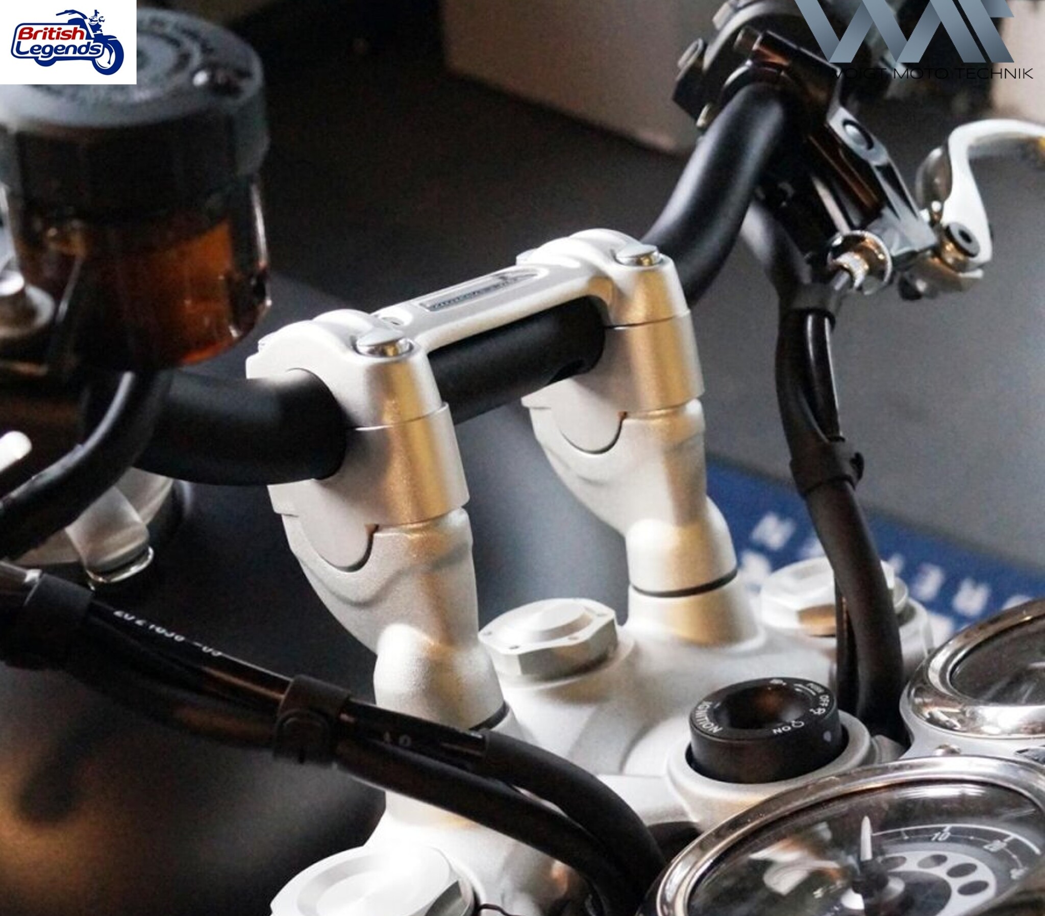 Handlebar Risers for Street Twin & Speed Twin 900