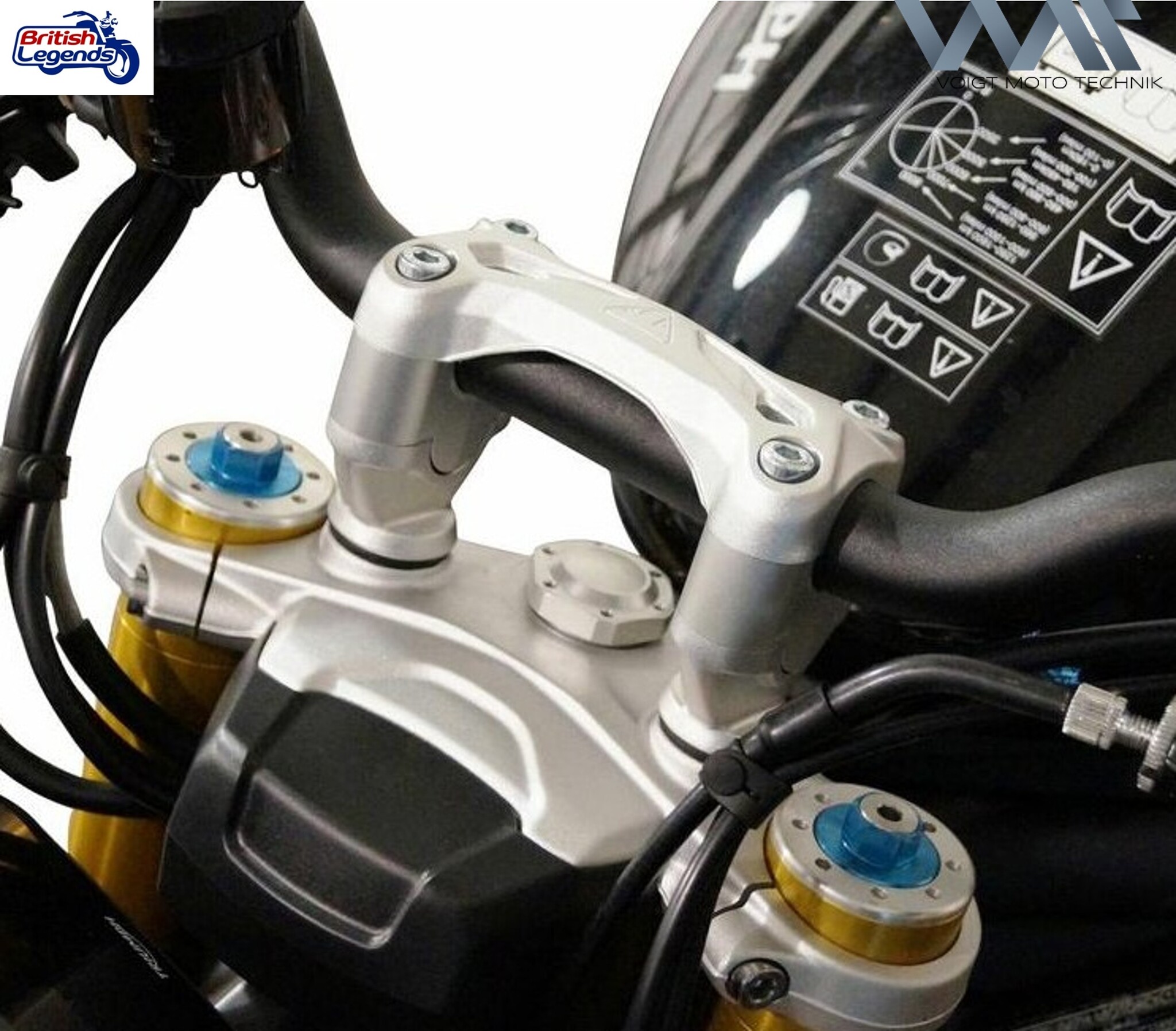 Handlebar Risers for Triumph Scrambler 1200