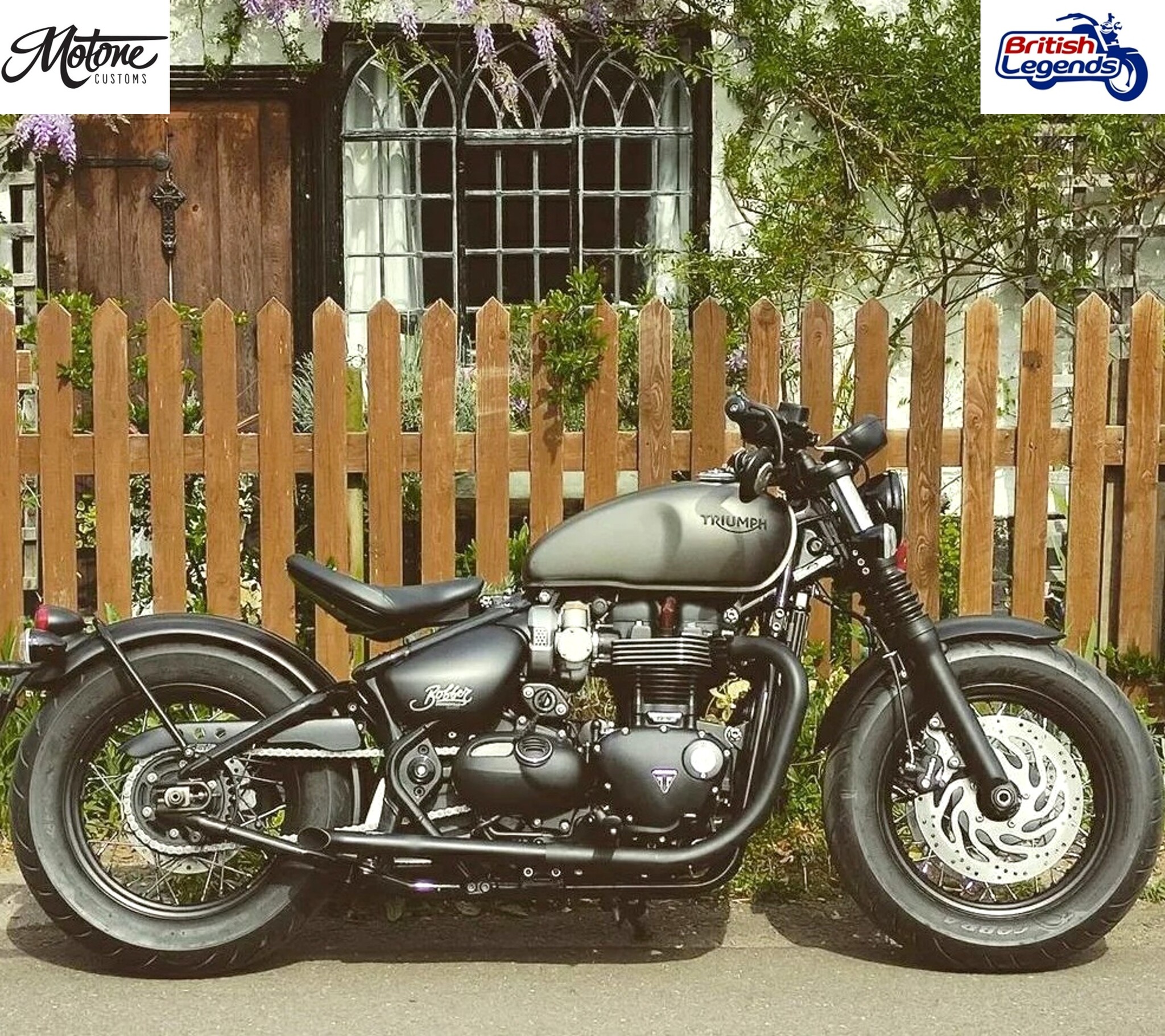 Double-Walled "Slashcut" Silencers for Triumph Twins