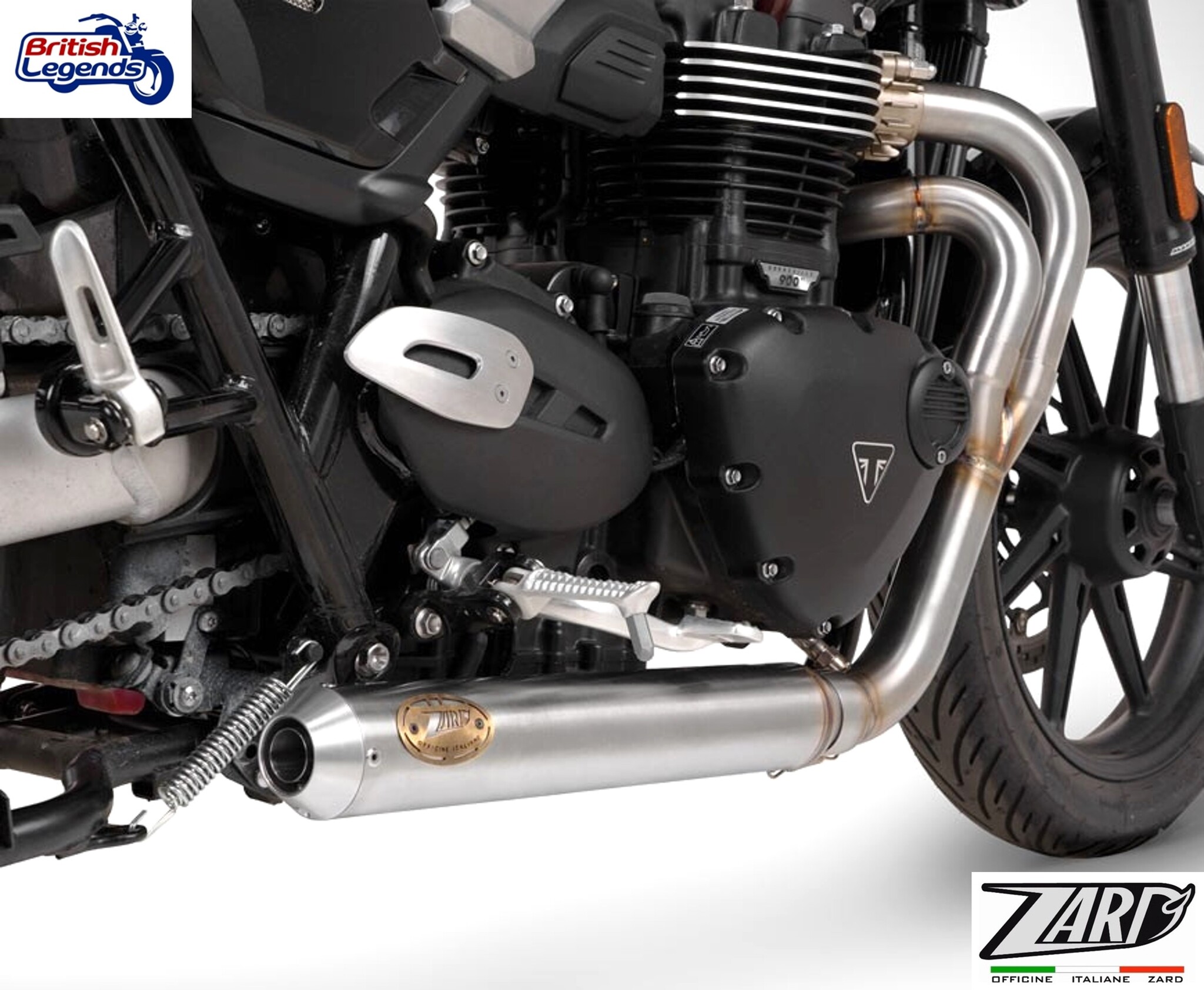 Zard 2-into-1 Exhaust for Triumph Speed Twin 900