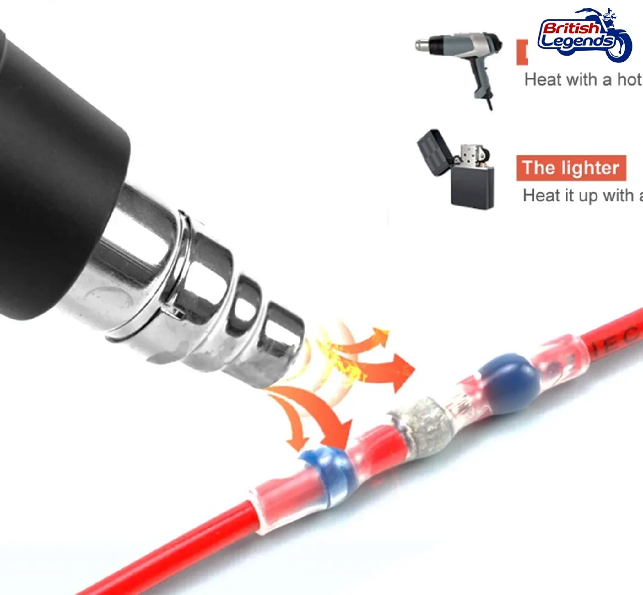 Set of 10 Heat-Shrink Wire Connectors