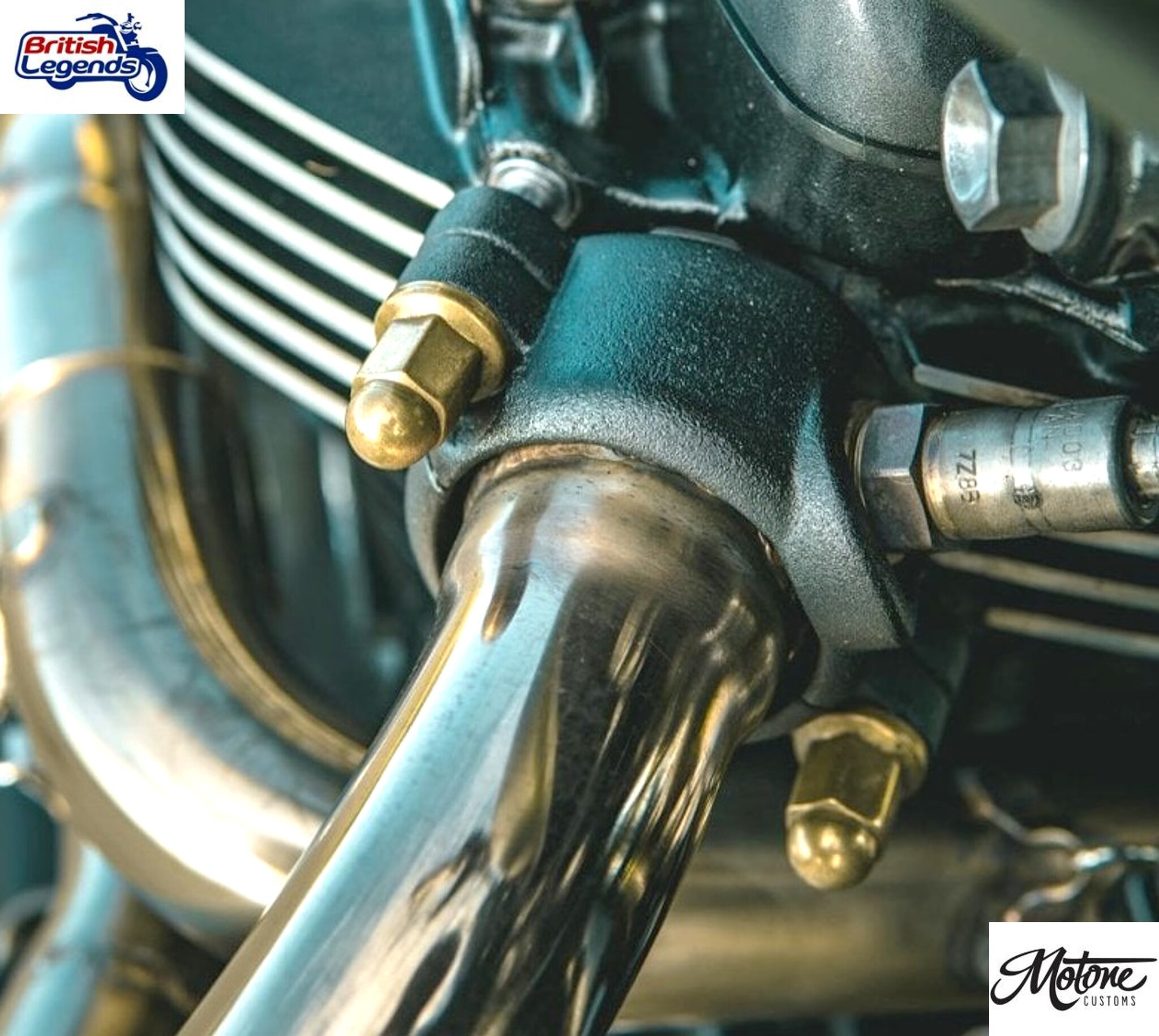 Exhaust Clamp Stud Nuts in Forged Brass
