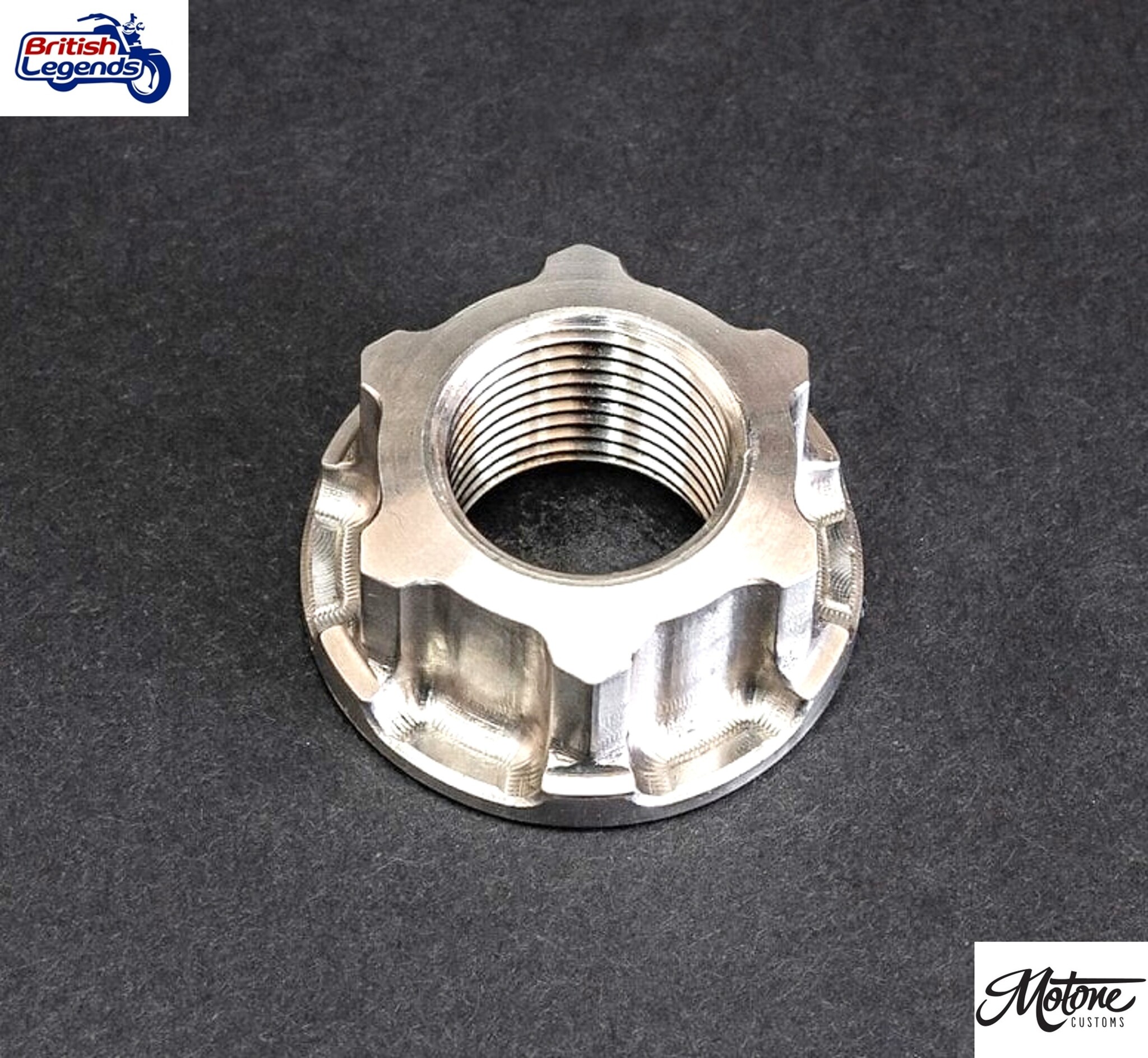 Écrou d'essieu en titane pour motos Triumph