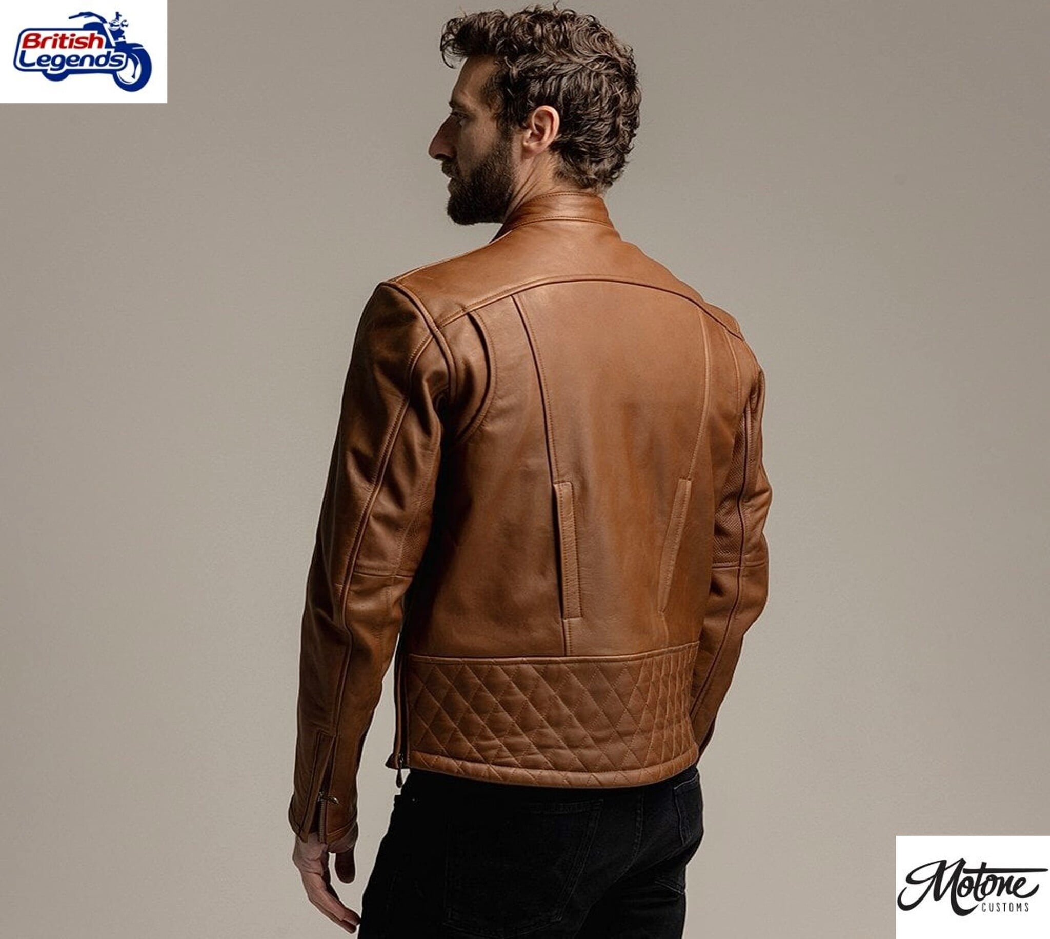 Motone Revolver Blouson Cuir (noir ou brun)