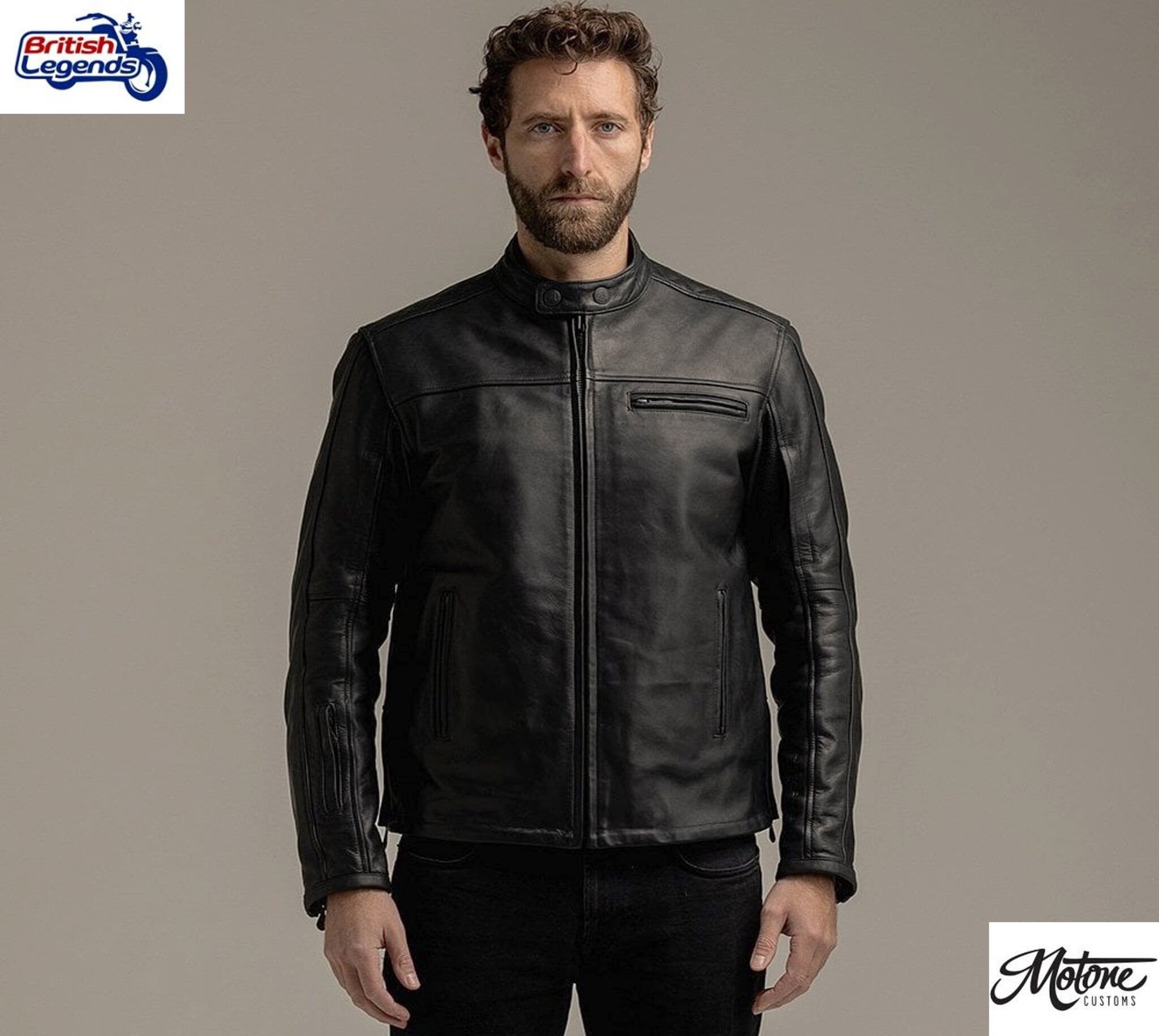 Motone Revolver Blouson Cuir (noir ou brun)