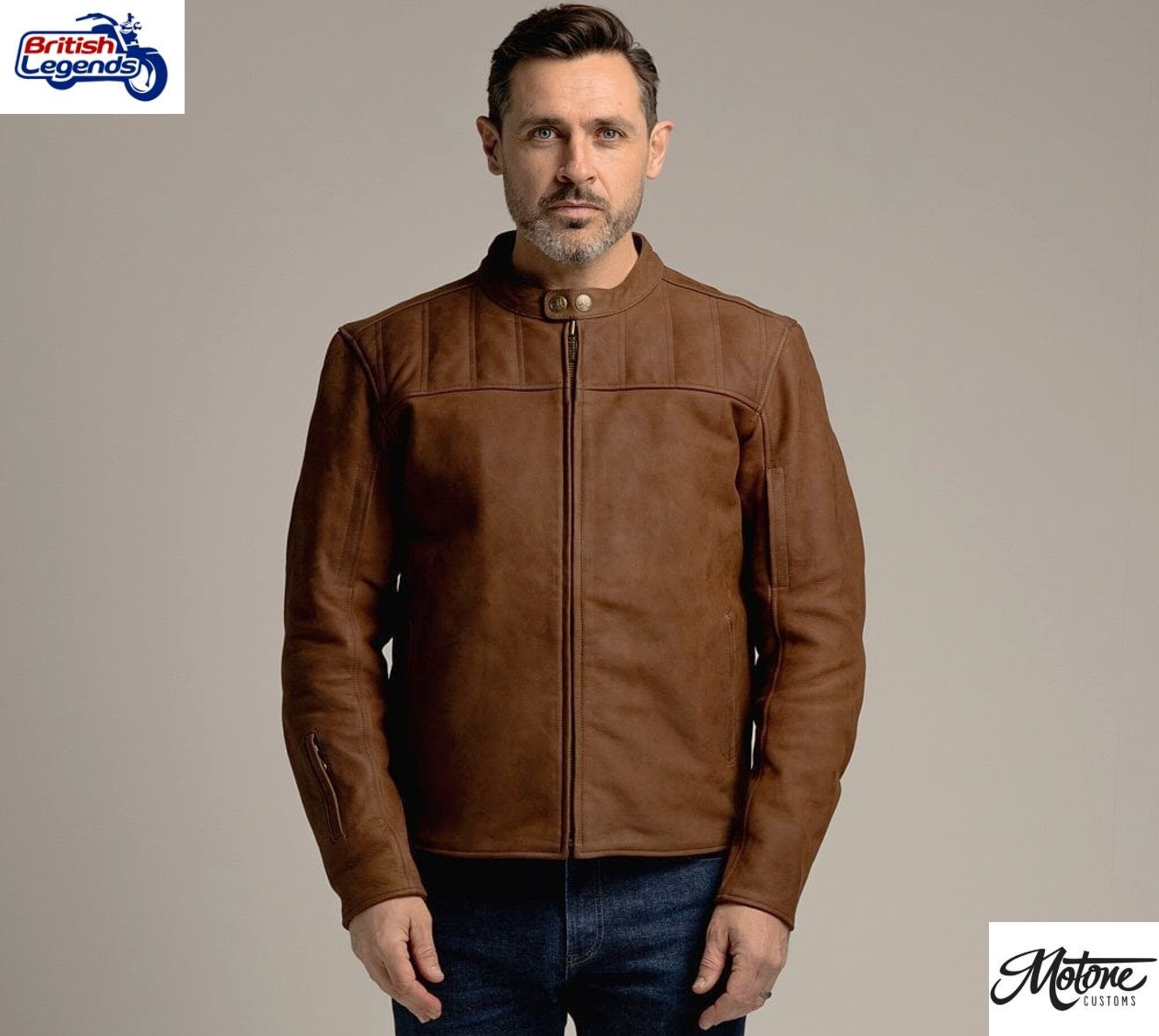 Motone Shogun Blouson Nubuck (noir ou brun)
