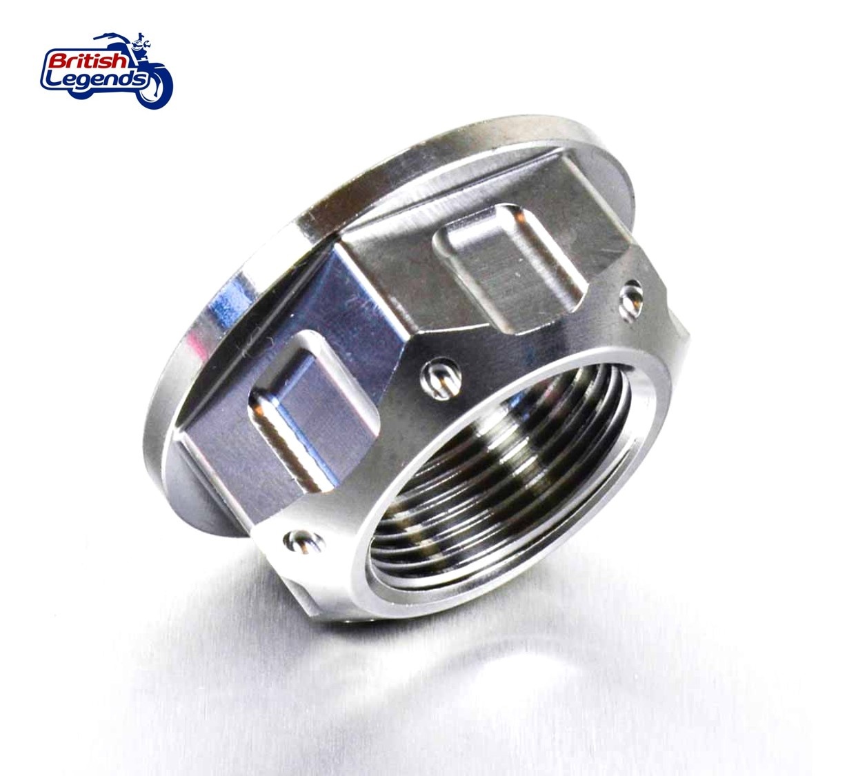 Tuerca de eje de acero inoxidable para motos Triumph