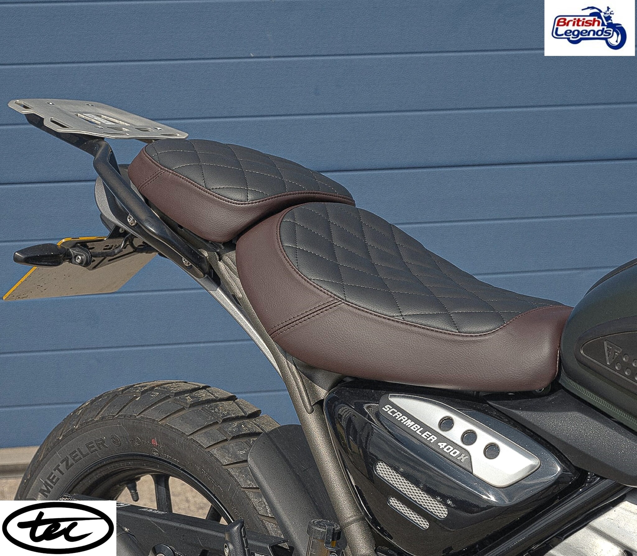 Quilted Comfort Seat for Triumph Scrambler 400