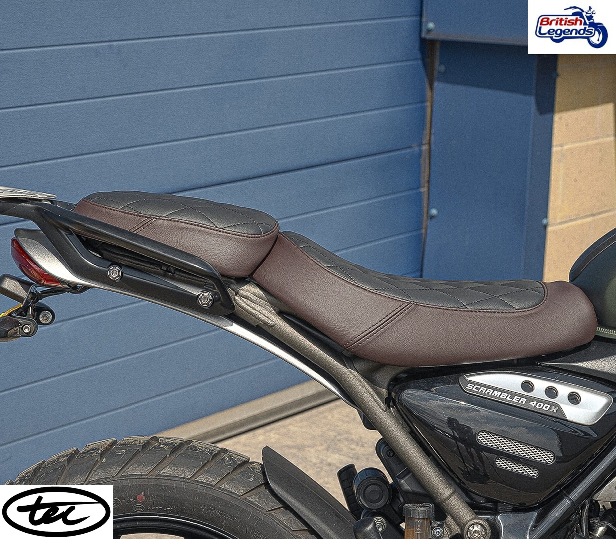 Quilted Comfort Seat for Triumph Scrambler 400