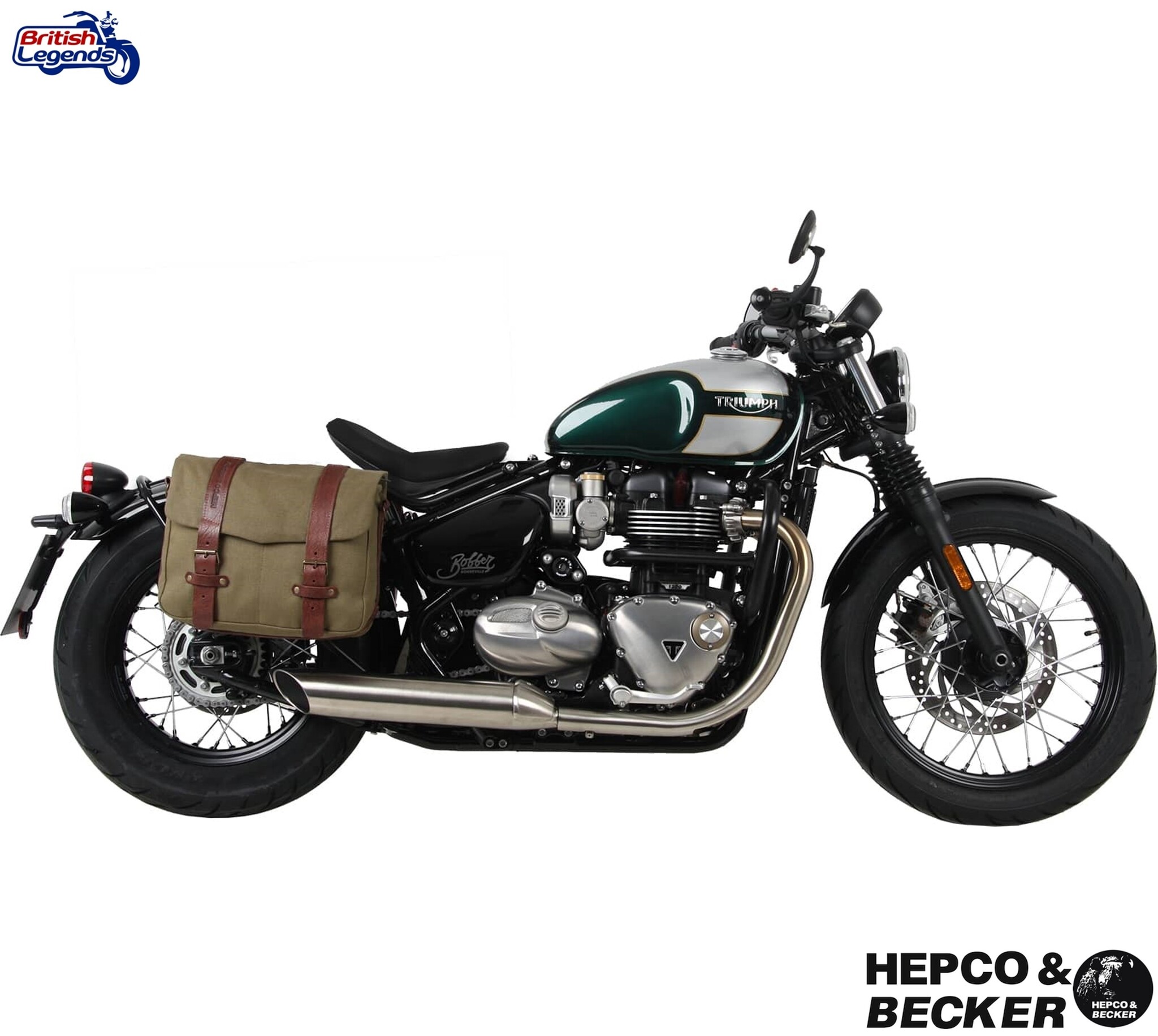 Sacoches Legacy + Kit C-Bow pour Triumph Bobber
