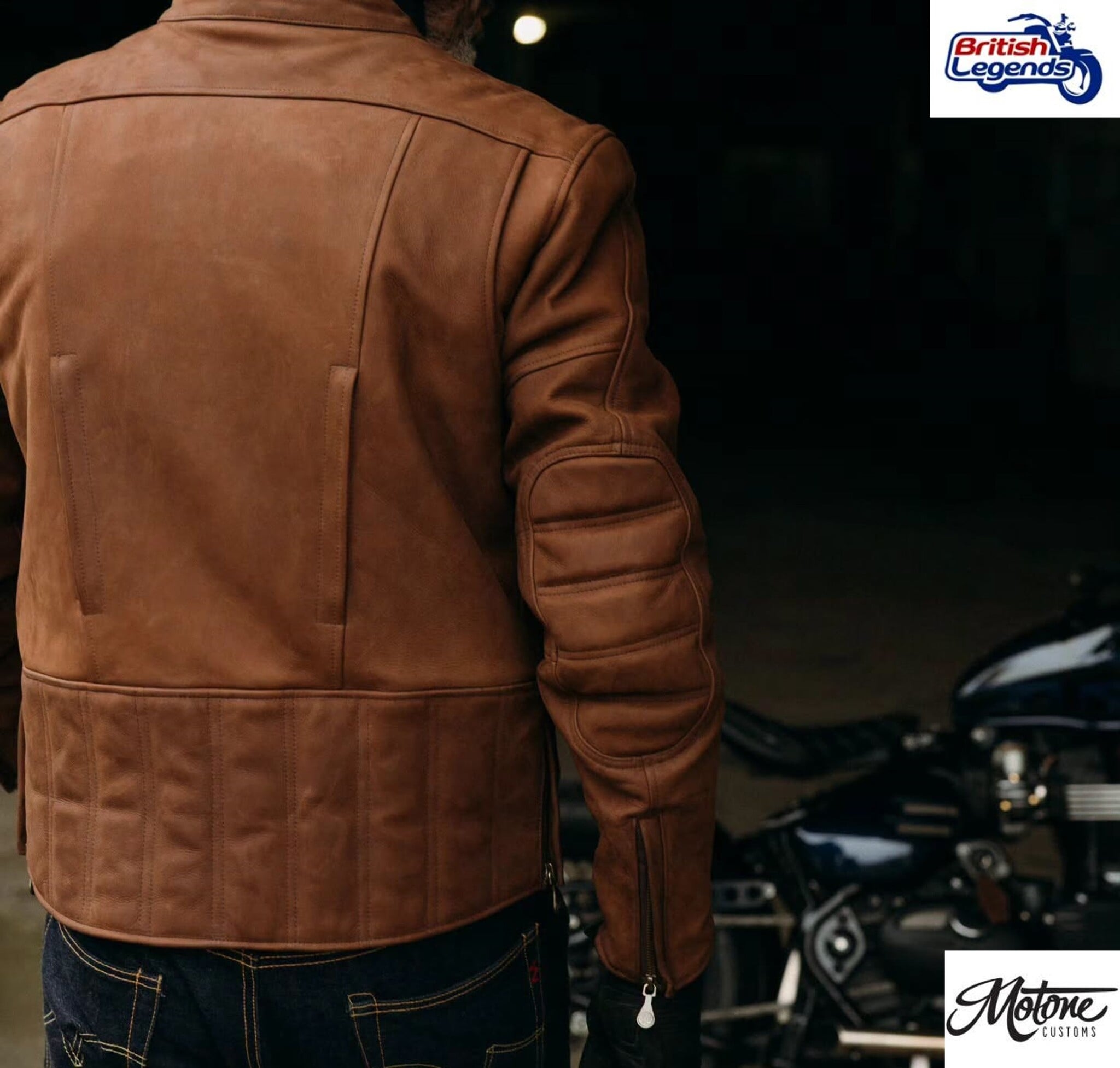 Motone Shogun Blouson Nubuck (noir ou brun)