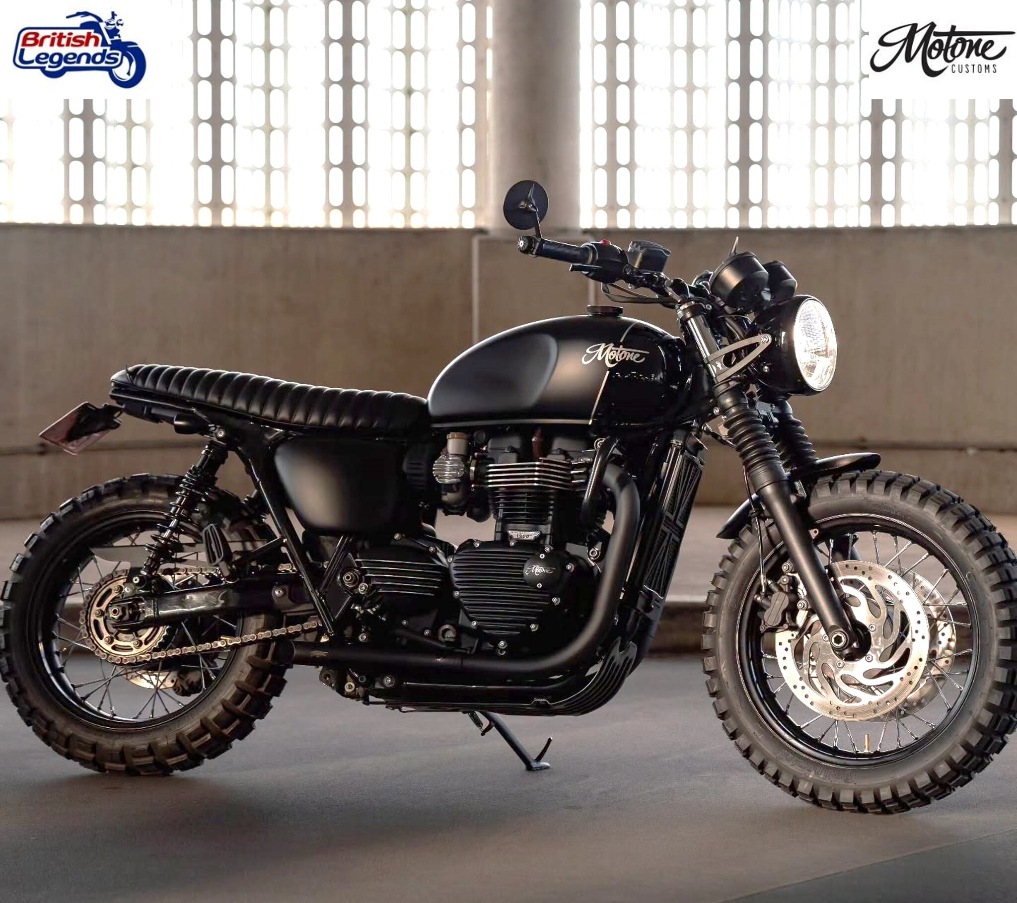 No-Fender Tail Tidy for Triumph Twins (No Tail Light)