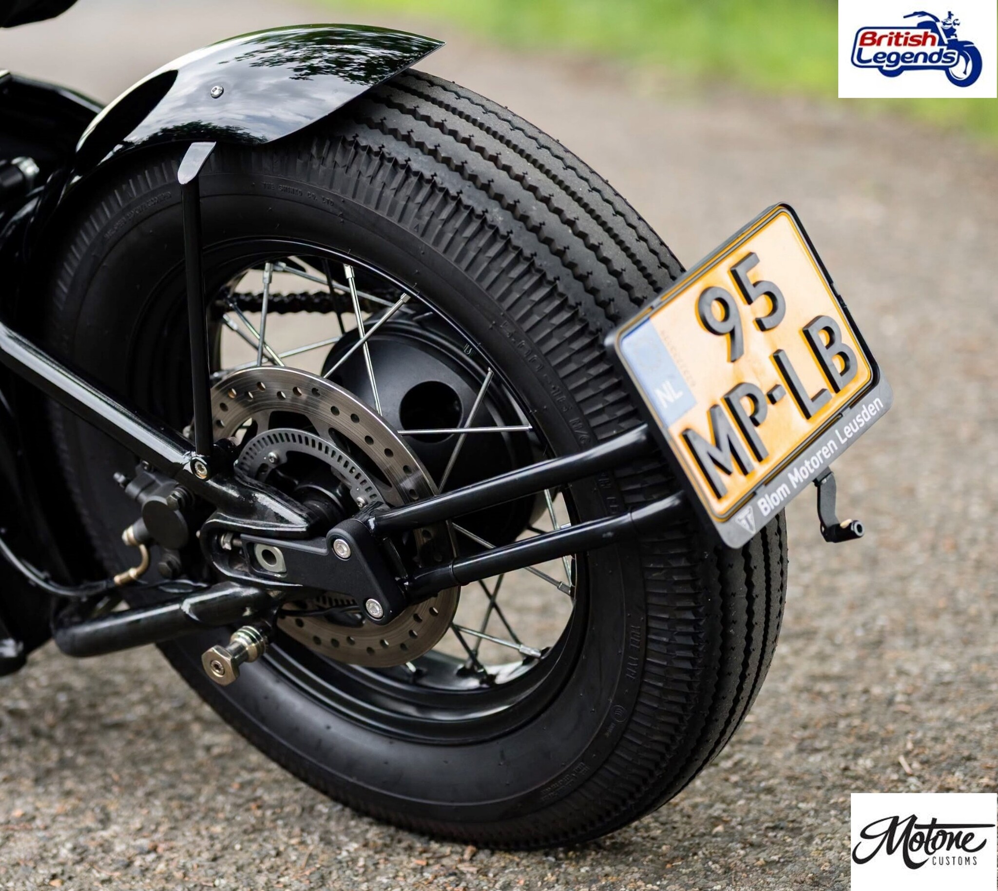 Kit de Support de Plaque pour motos Triumph