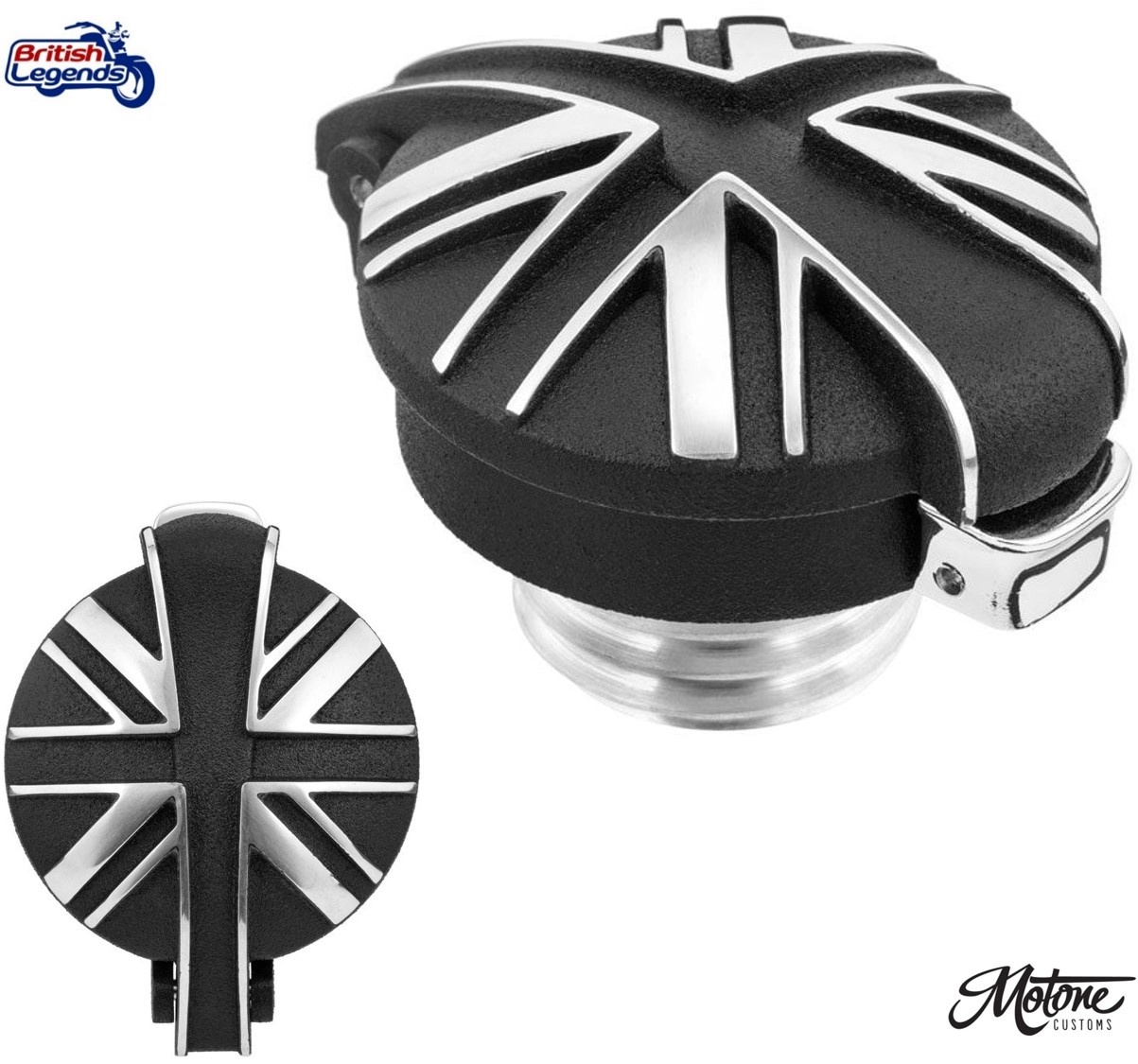 Union Jack Fuel Cap for Triumph Motorbikes