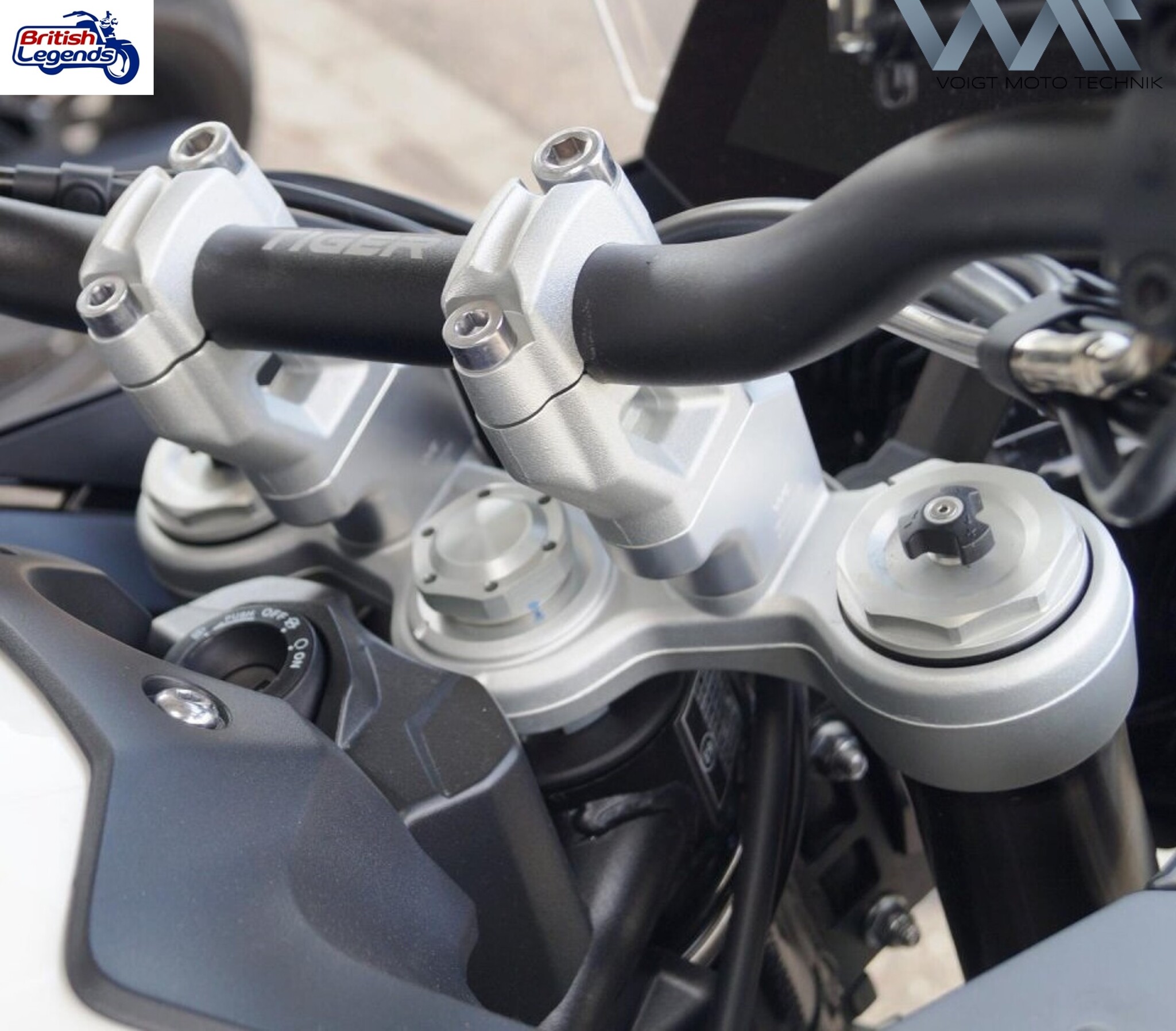 Rehausses de Pontets pour Triumph Tiger