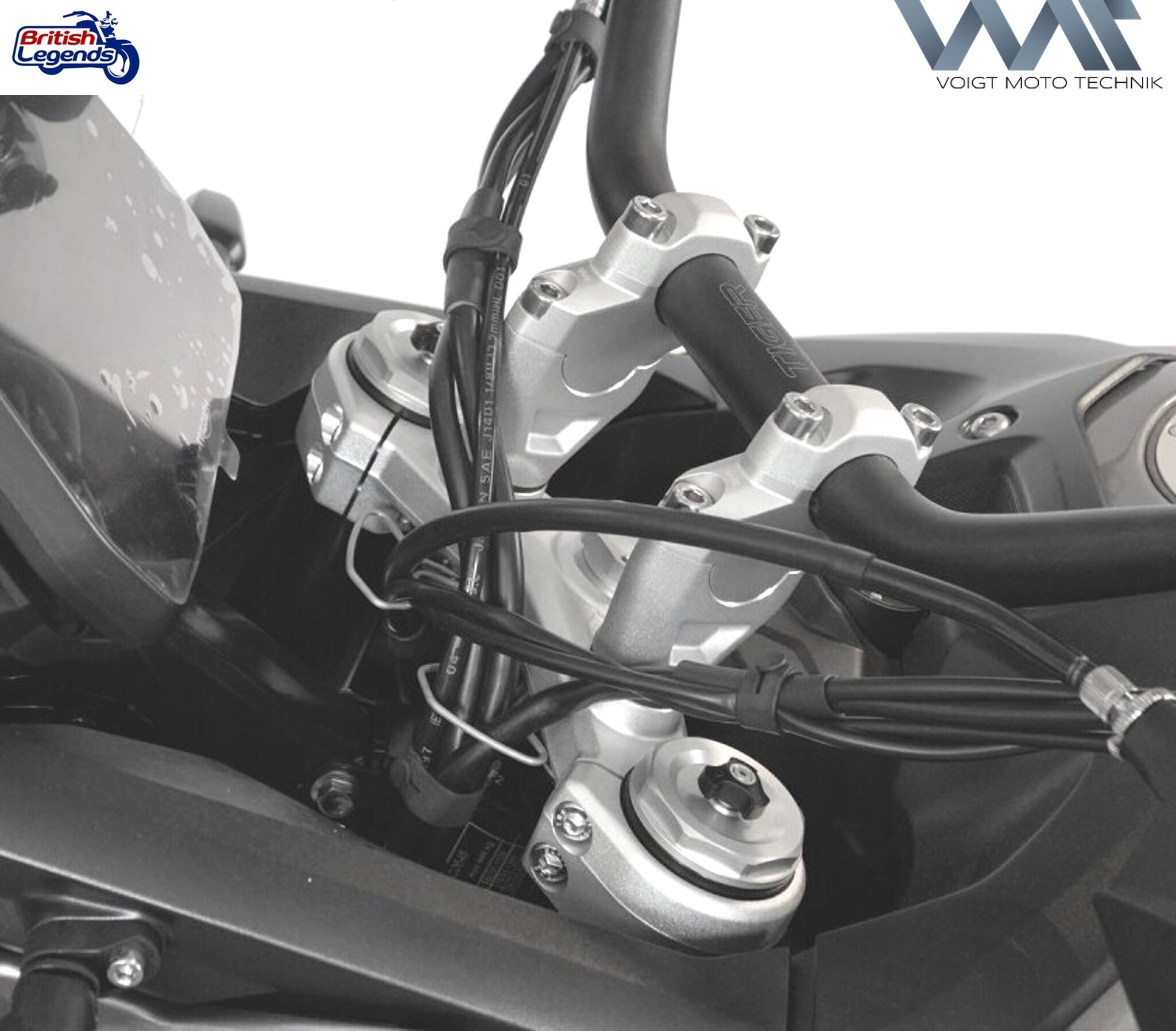 Rehausses de Pontets pour Triumph Tiger