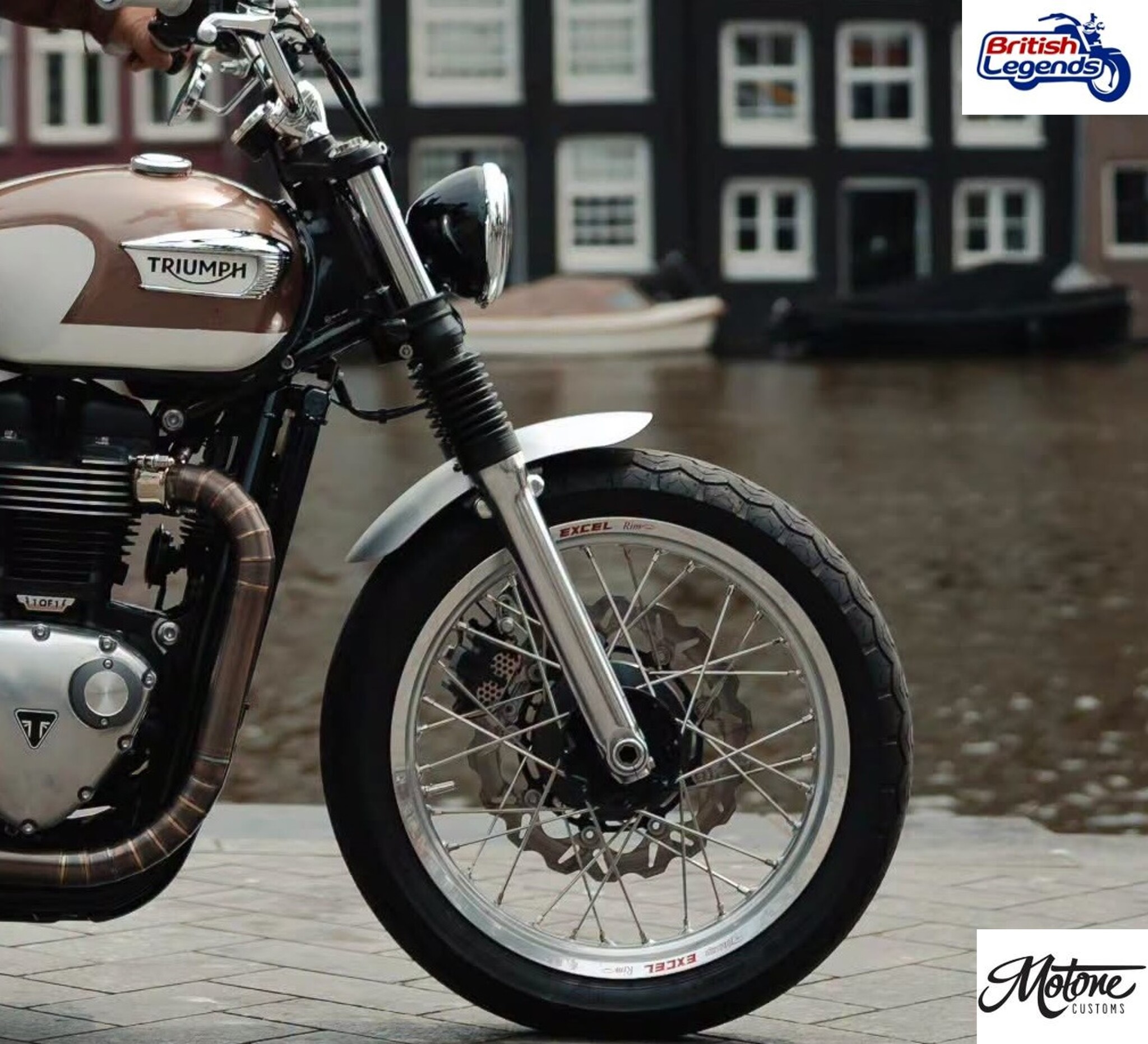 Front Fender in Aluminum for Triumph Twins