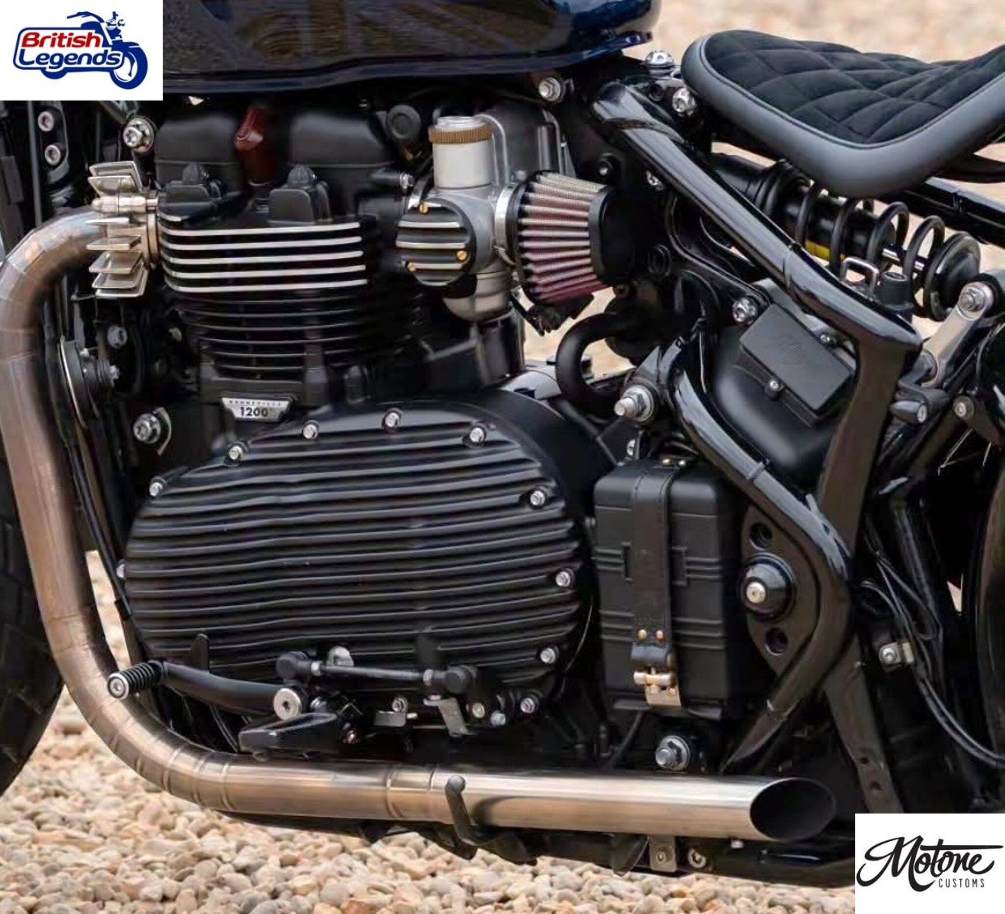 Eliminación de la Caja de Aire para Triumph Bobber
