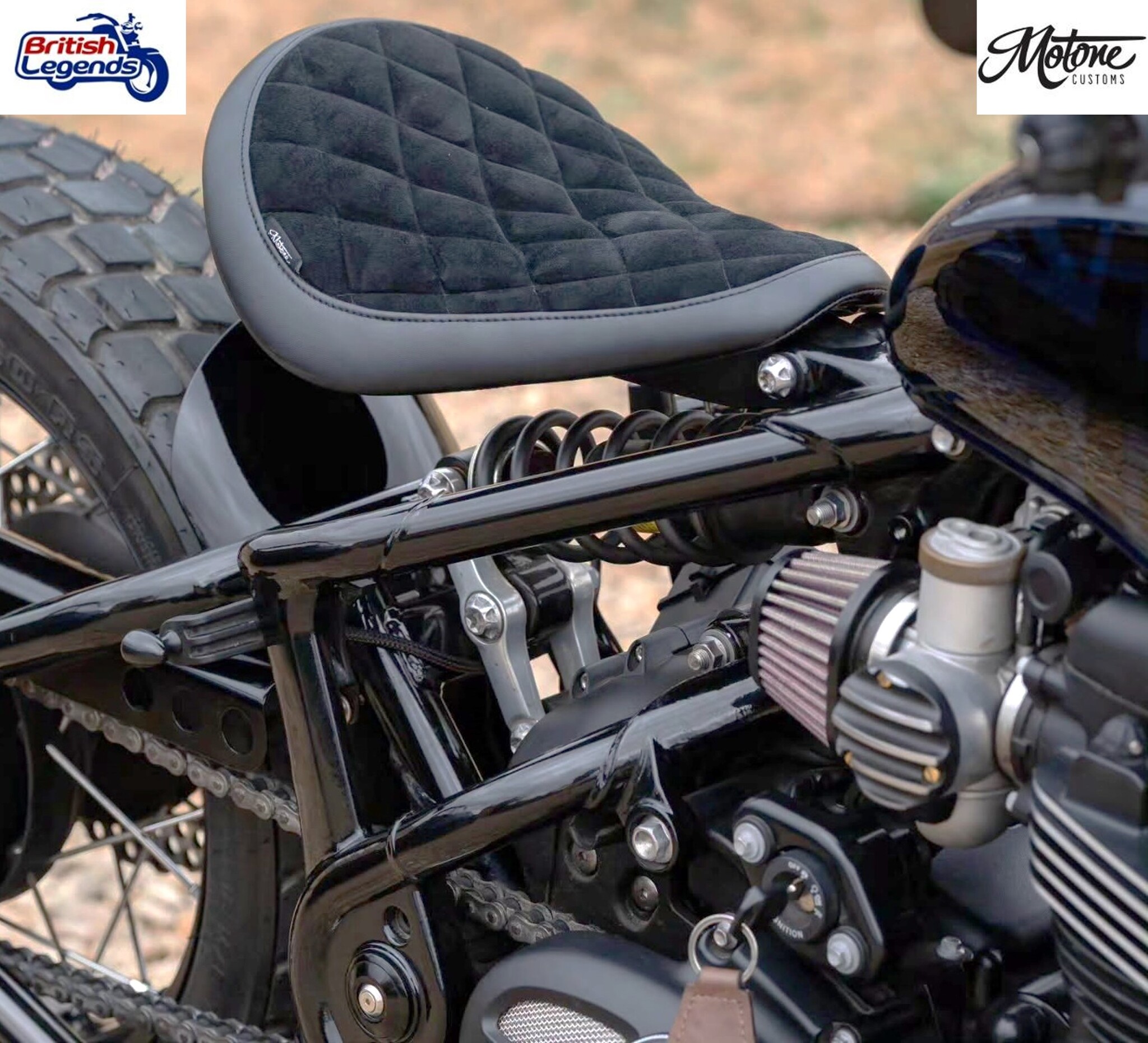 Eliminación de la Caja de Aire para Triumph Bobber