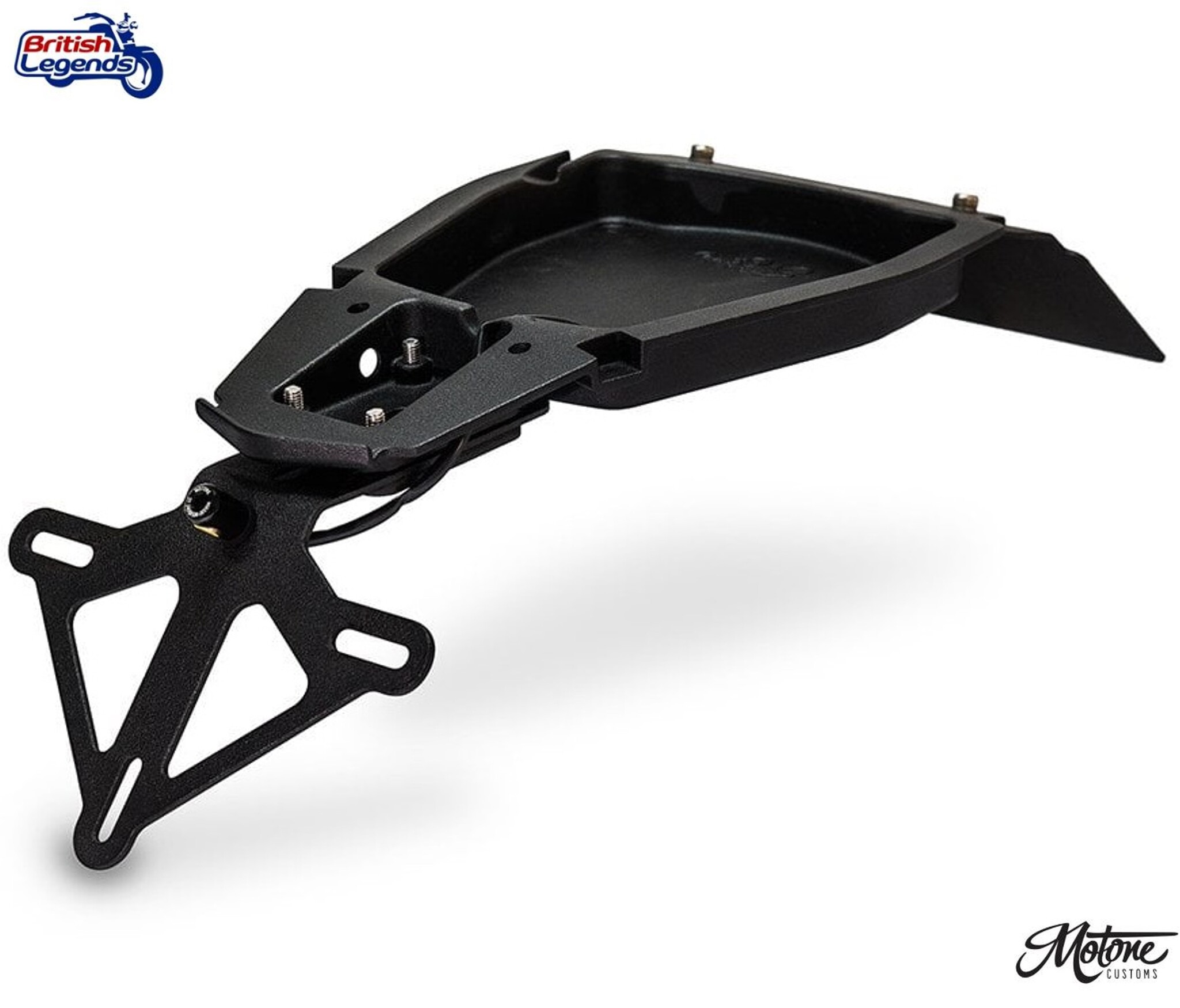 No-Fender Tail Tidy for Triumph Twins (No Tail Light)