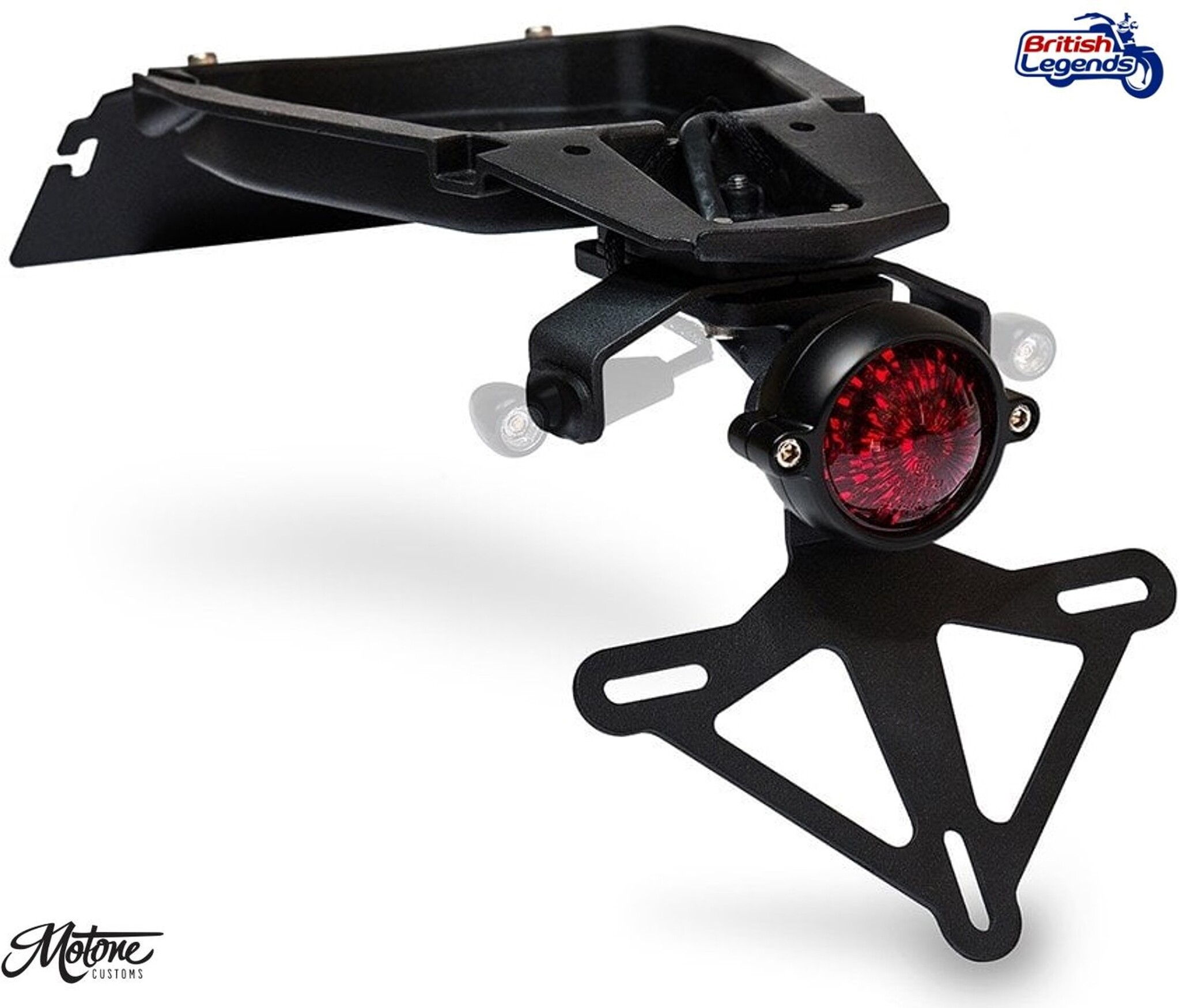 No-Fender Tail Tidy with LED Tail-Light for Triumph Twins