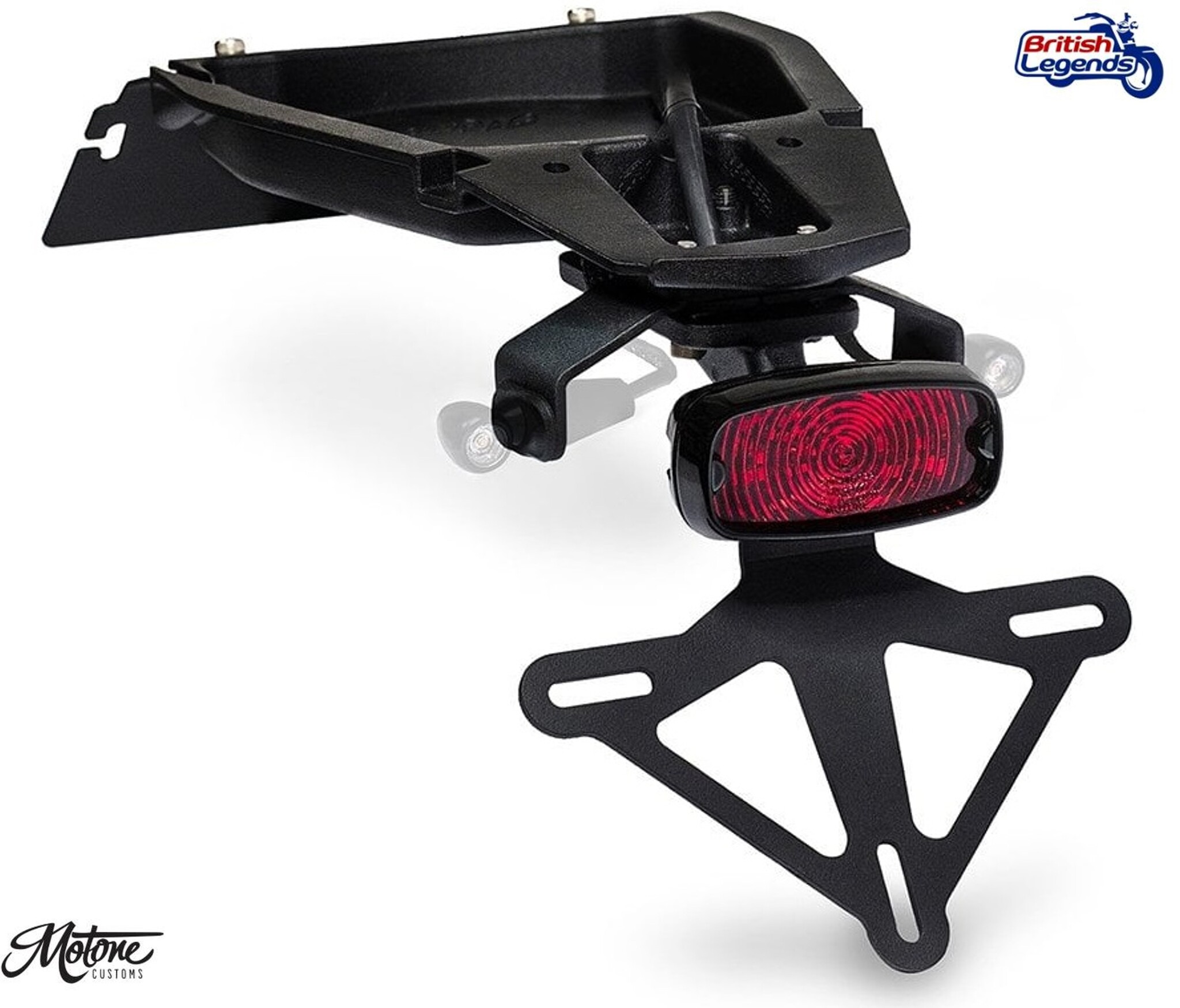 No-Fender Tail Tidy with LED Tail-Light for Triumph Twins