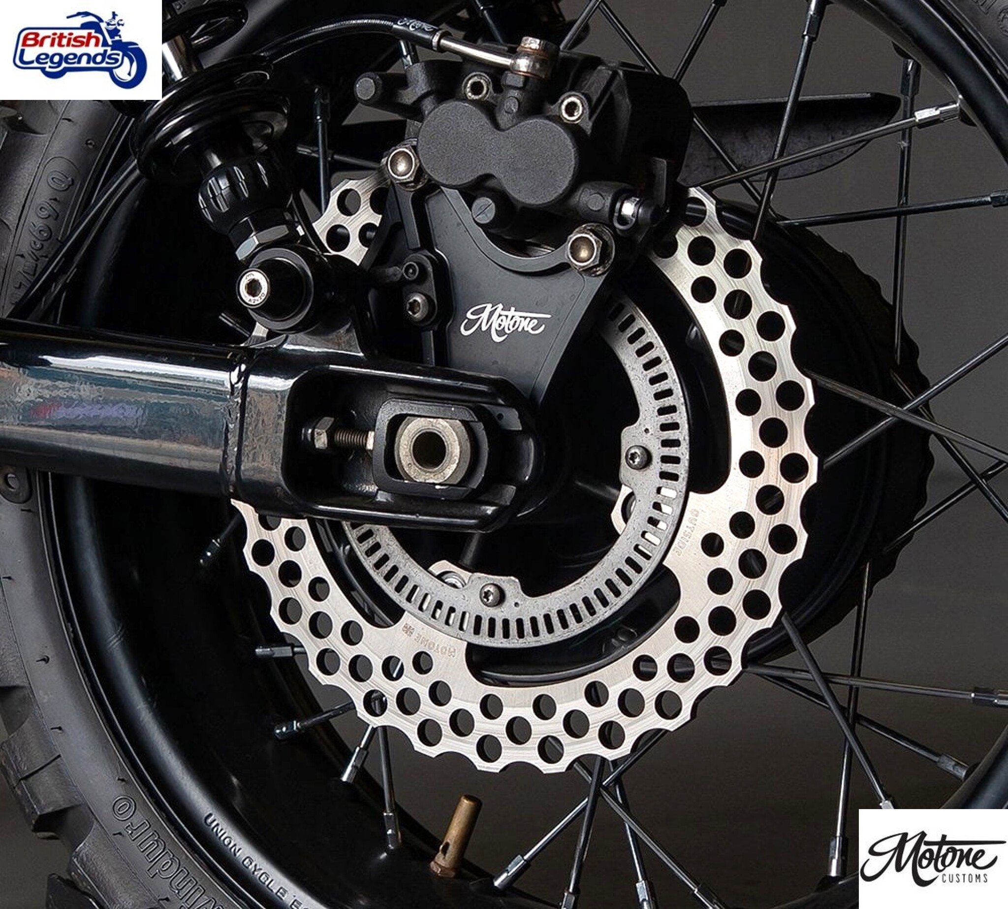 Set of FR+RR Brake Discs for Triumph Twins 900