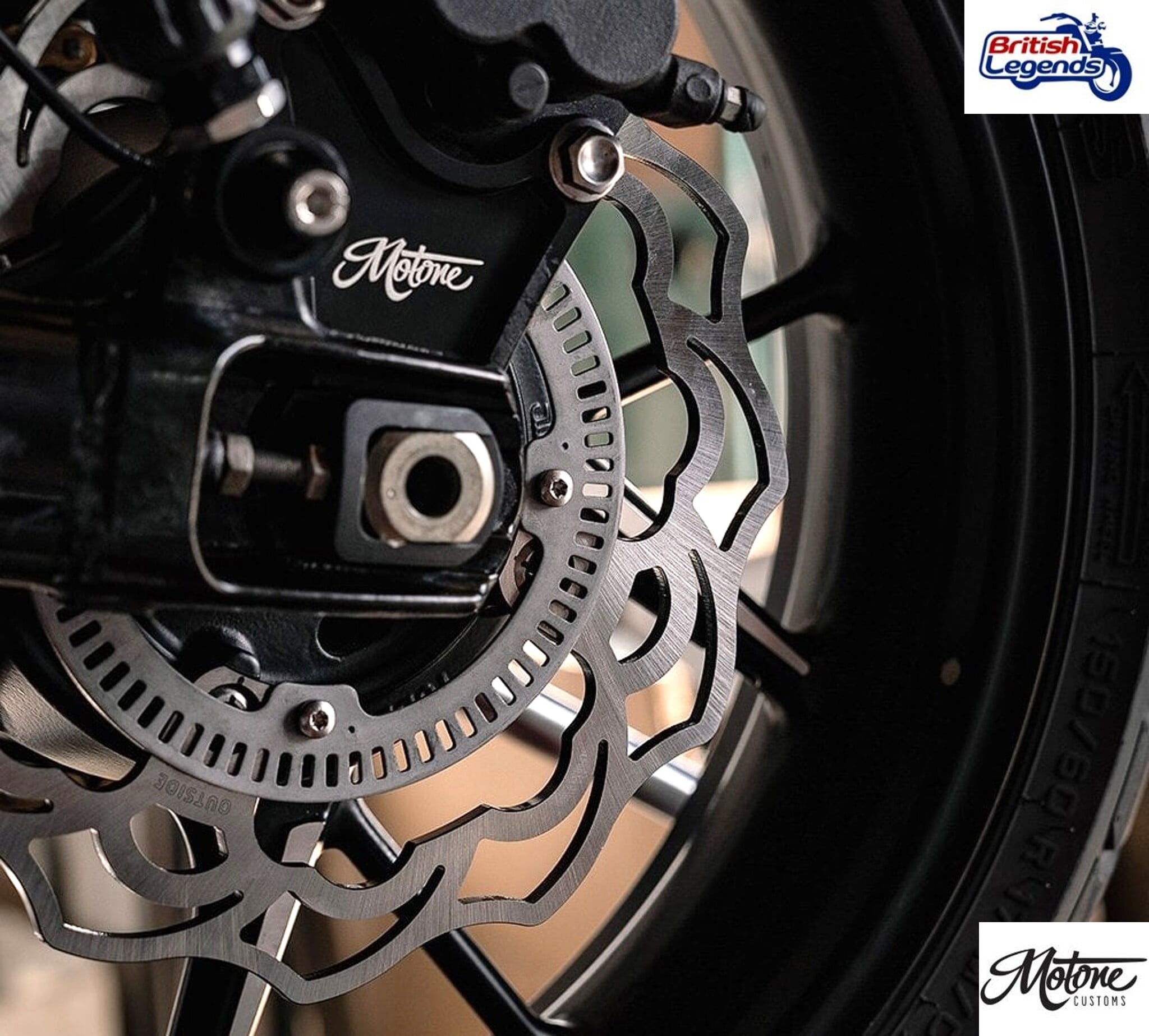 Set of FR+RR Brake Discs for Triumph Scrambler 1200
