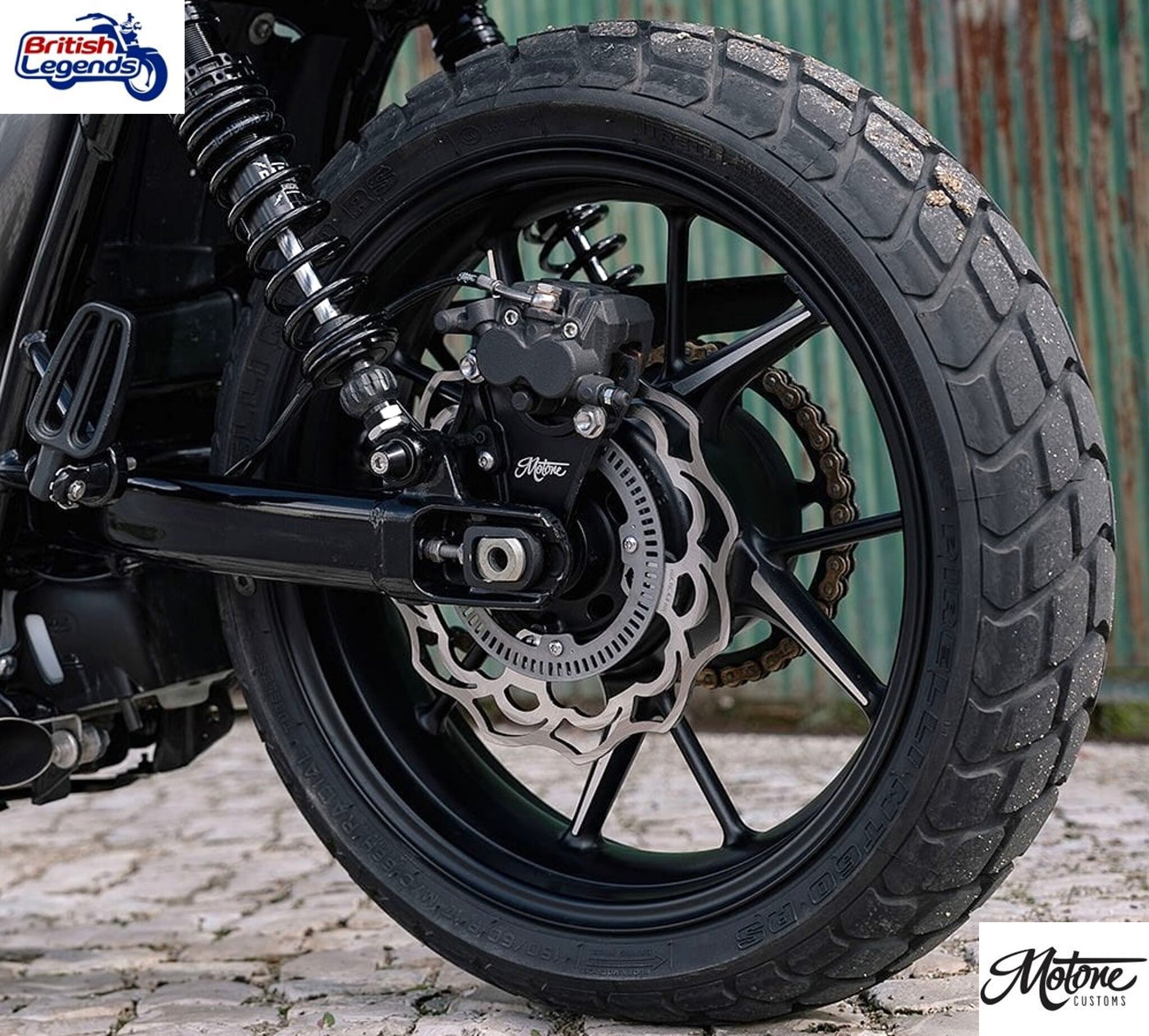 Set of FR+RR Brake Discs for Triumph Scrambler 1200