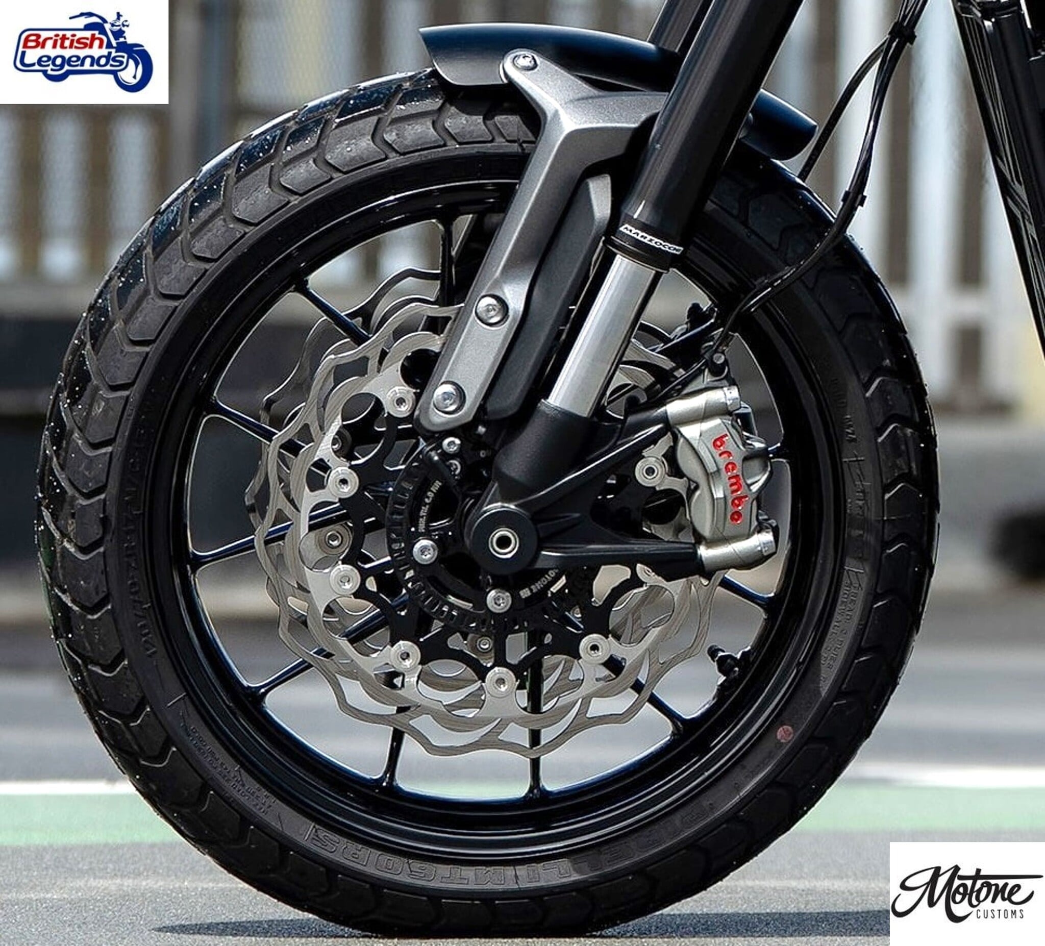 Set of FR+RR Brake Discs for Triumph Scrambler 1200
