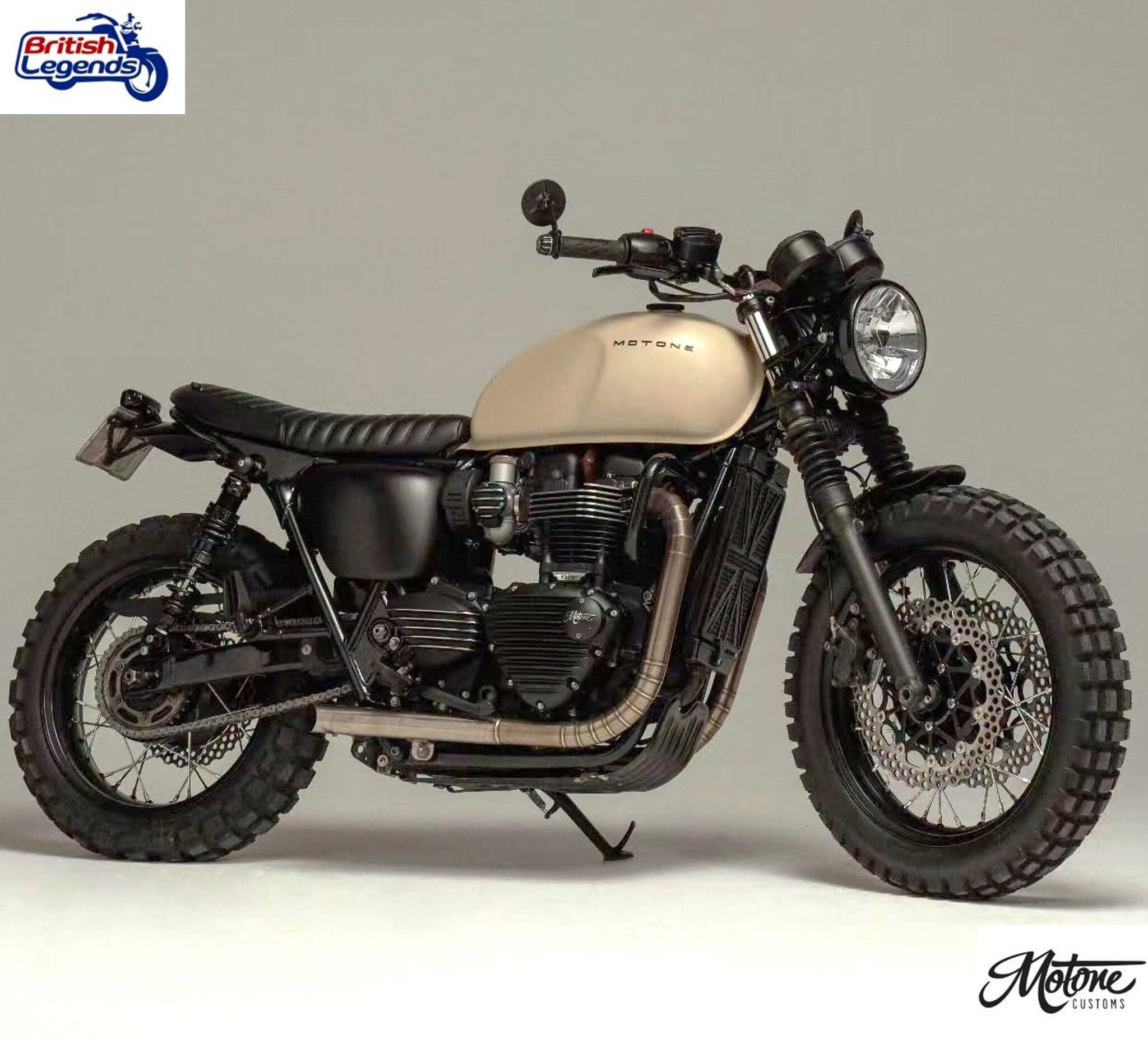Set of FR+RR Brake Discs for Triumph Scrambler 1200
