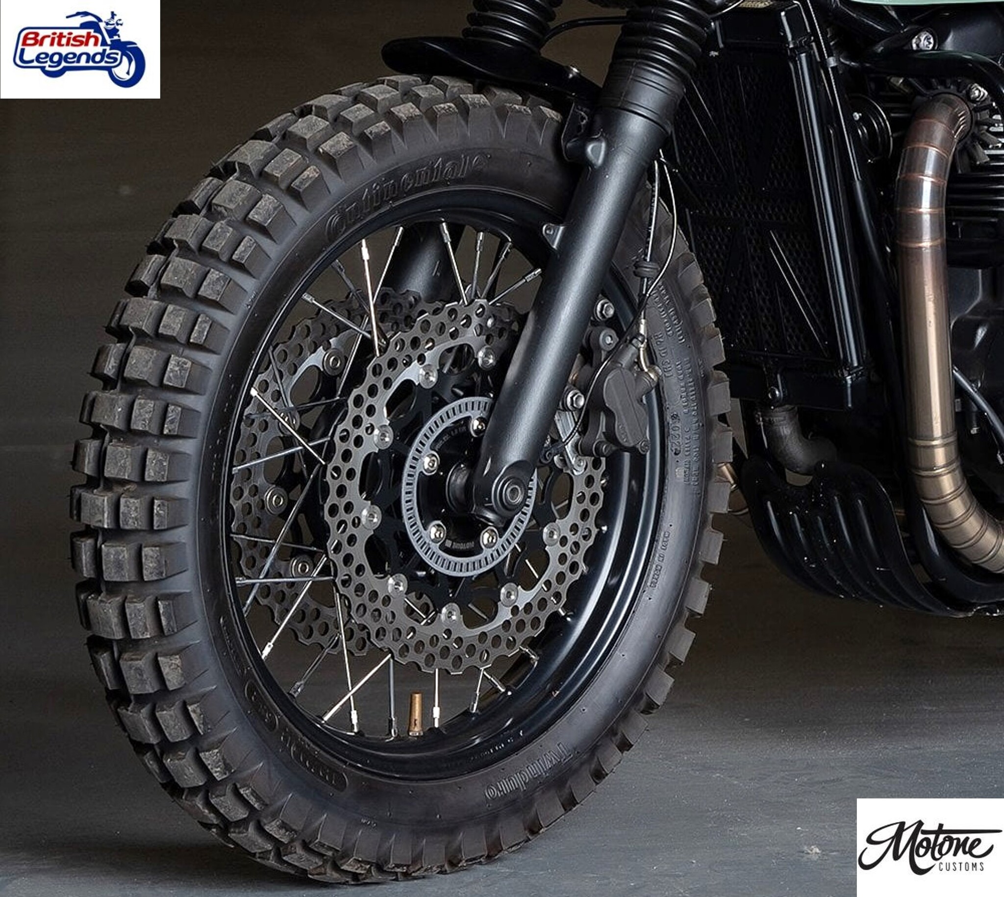 Set of FR+RR Brake Discs for Triumph Speed Twin 1200