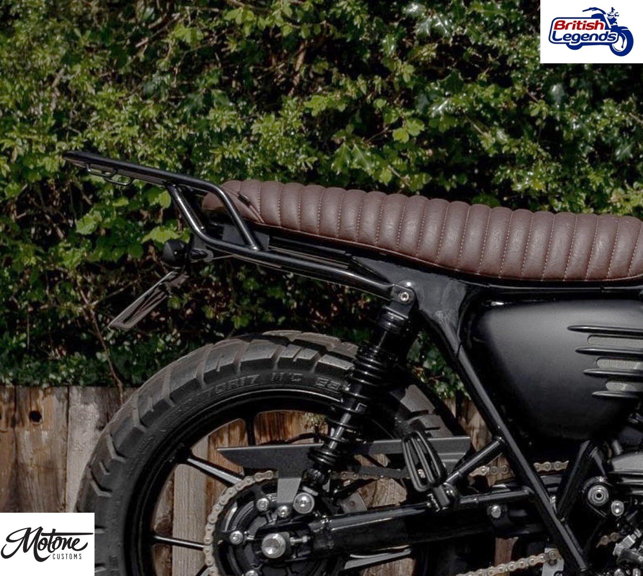 Stainless-Steel Luggage Rack for Triumph Twins